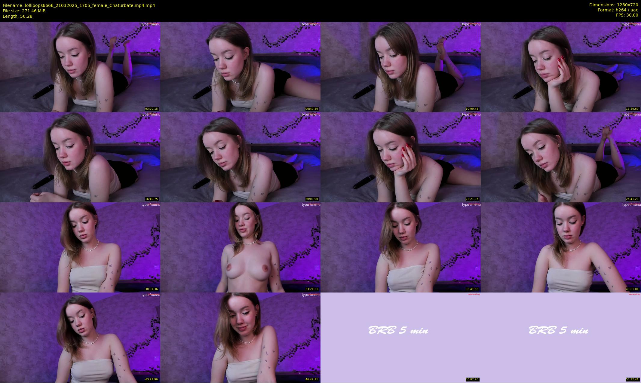 lollipops6666 — 57 minute Chaturbate couple cam show recording, 720p, Mar 21, 2025