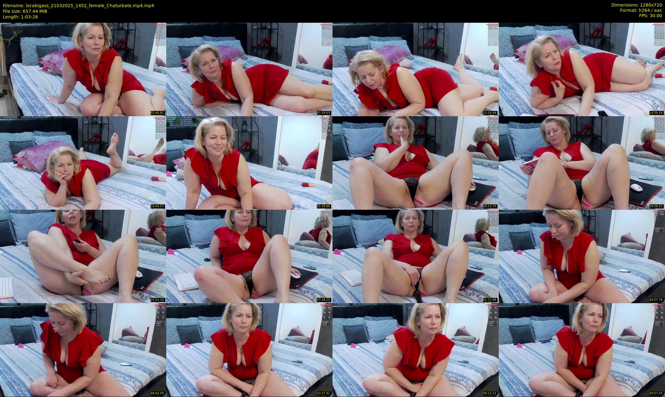 lorabigass — 64 minute Chaturbate female cam show recording, 720p, Mar 21, 2025