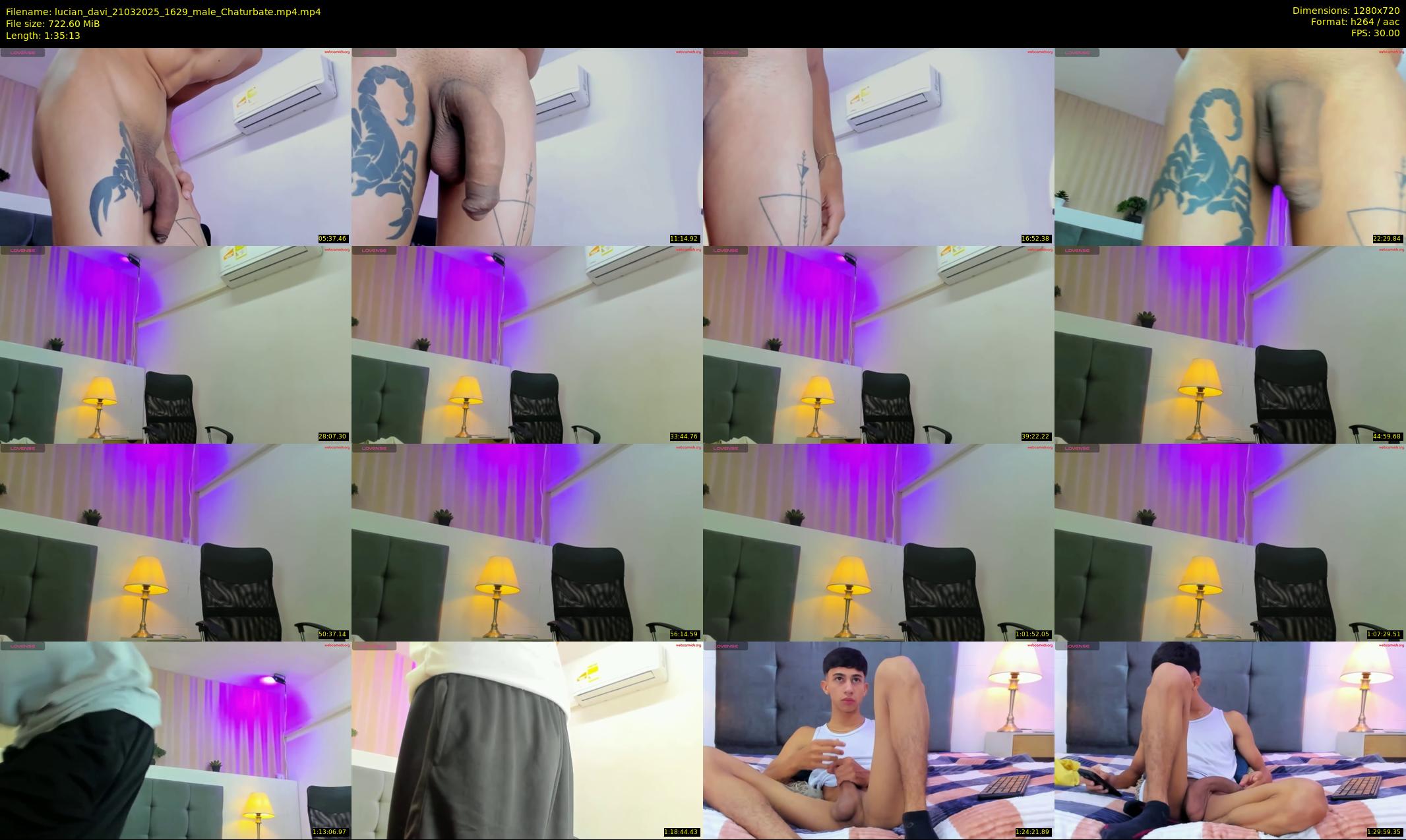 lucian_davi — 96 minute Chaturbate male cam show recording, 720p, Mar 21, 2025