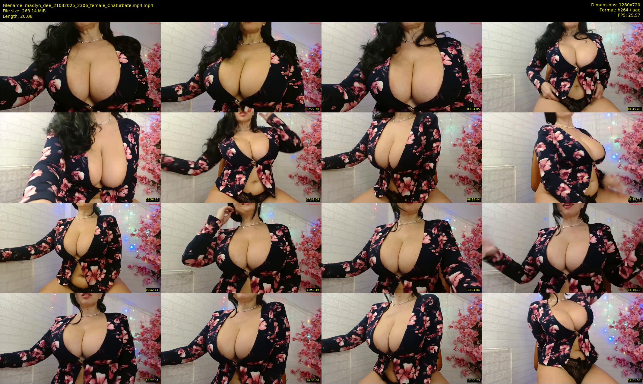 madlyn_dee — 21 minute Chaturbate female cam show recording, 720p, Mar 21, 2025
