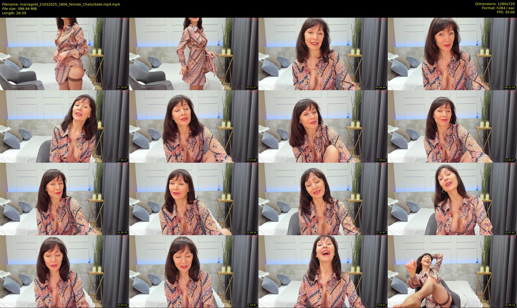mariagold — 27 minute Chaturbate female cam show recording, 720p, Mar 21, 2025