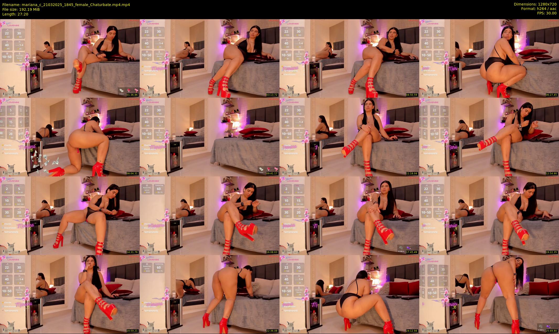 mariana_c — 28 minute Chaturbate female cam show recording, 720p, Mar 21, 2025