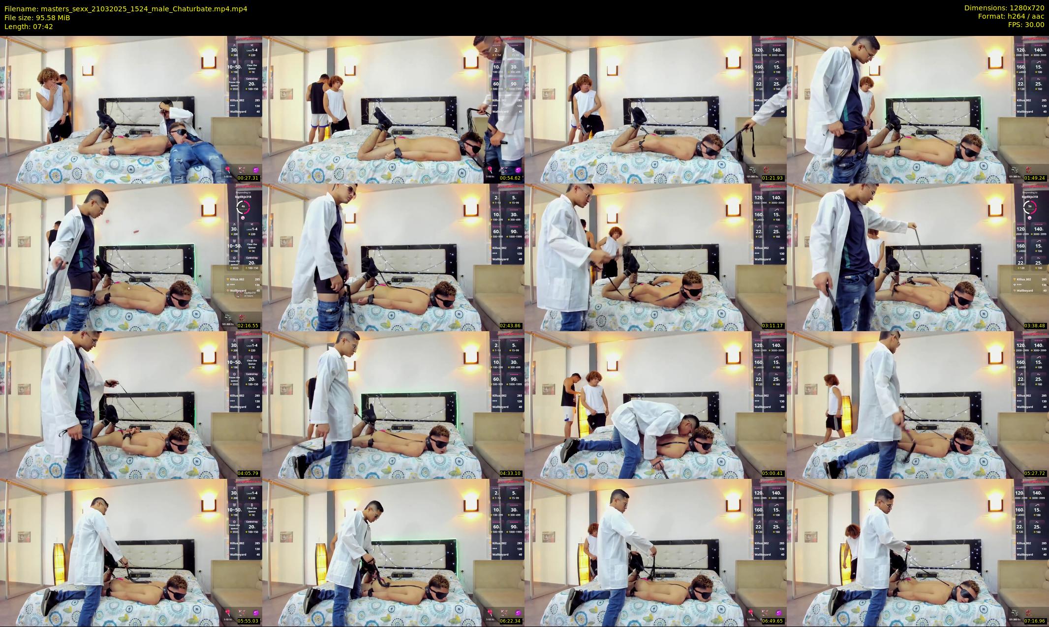 masters_sexx — 8 minute Chaturbate male cam show recording, 720p, Mar 21, 2025