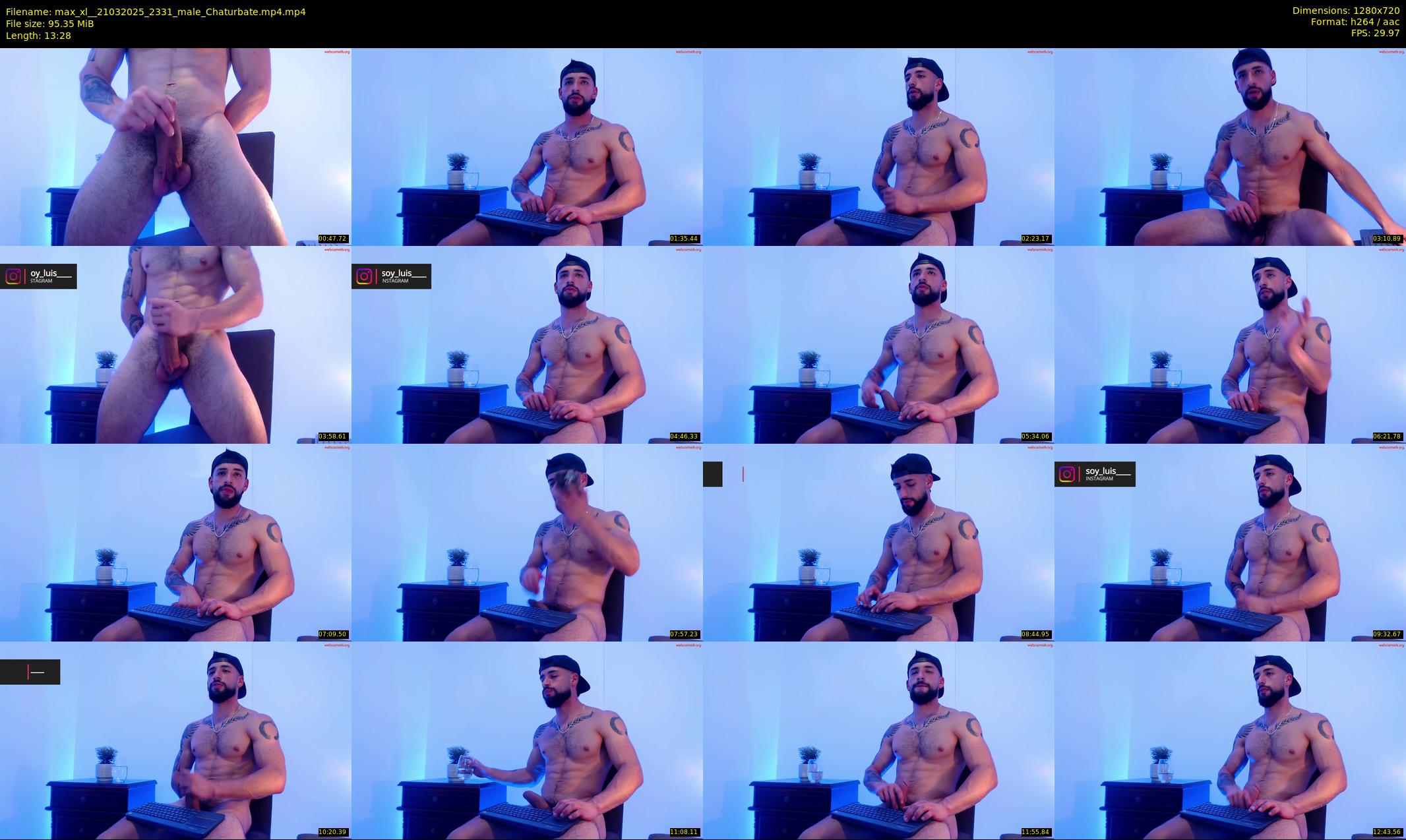 max_xl_ — 14 minute Chaturbate male cam show recording, 720p, Mar 21, 2025