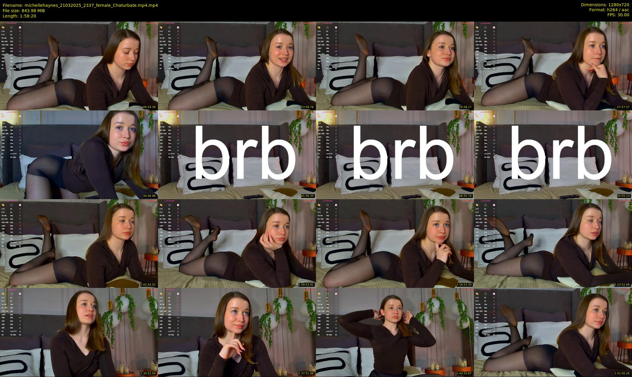 michellehaynes — 119 minute Chaturbate female cam show recording, 720p, Mar 21, 2025