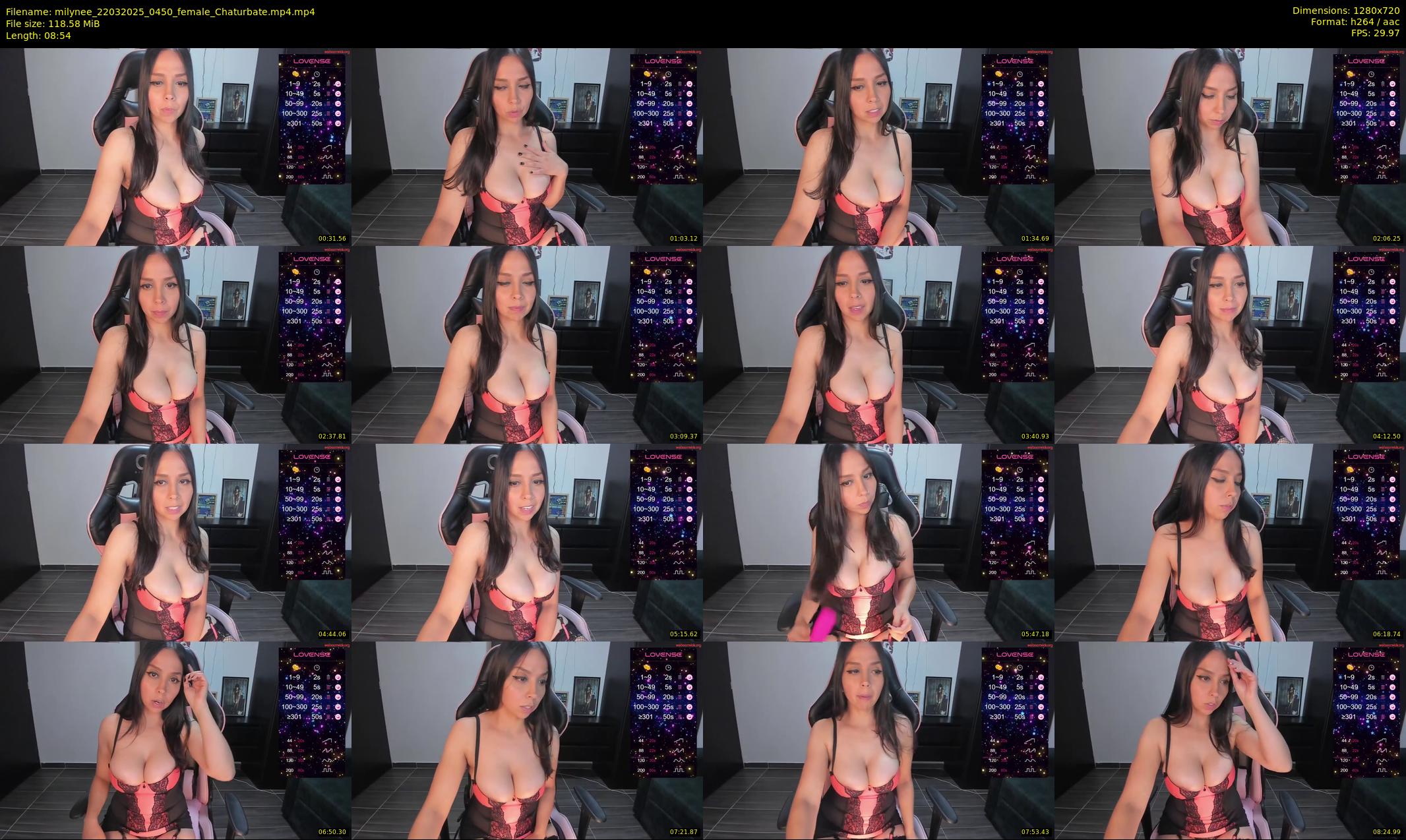 milynee — 9 minute Chaturbate female cam show recording, 720p, Mar 22, 2025