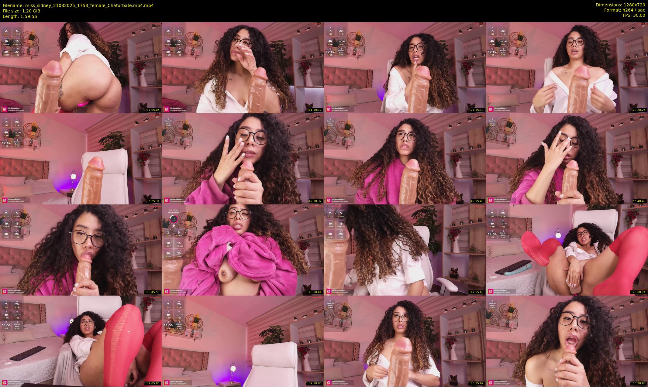 miss_sidney — 120 minute Chaturbate female cam show recording, 720p, Mar 21, 2025