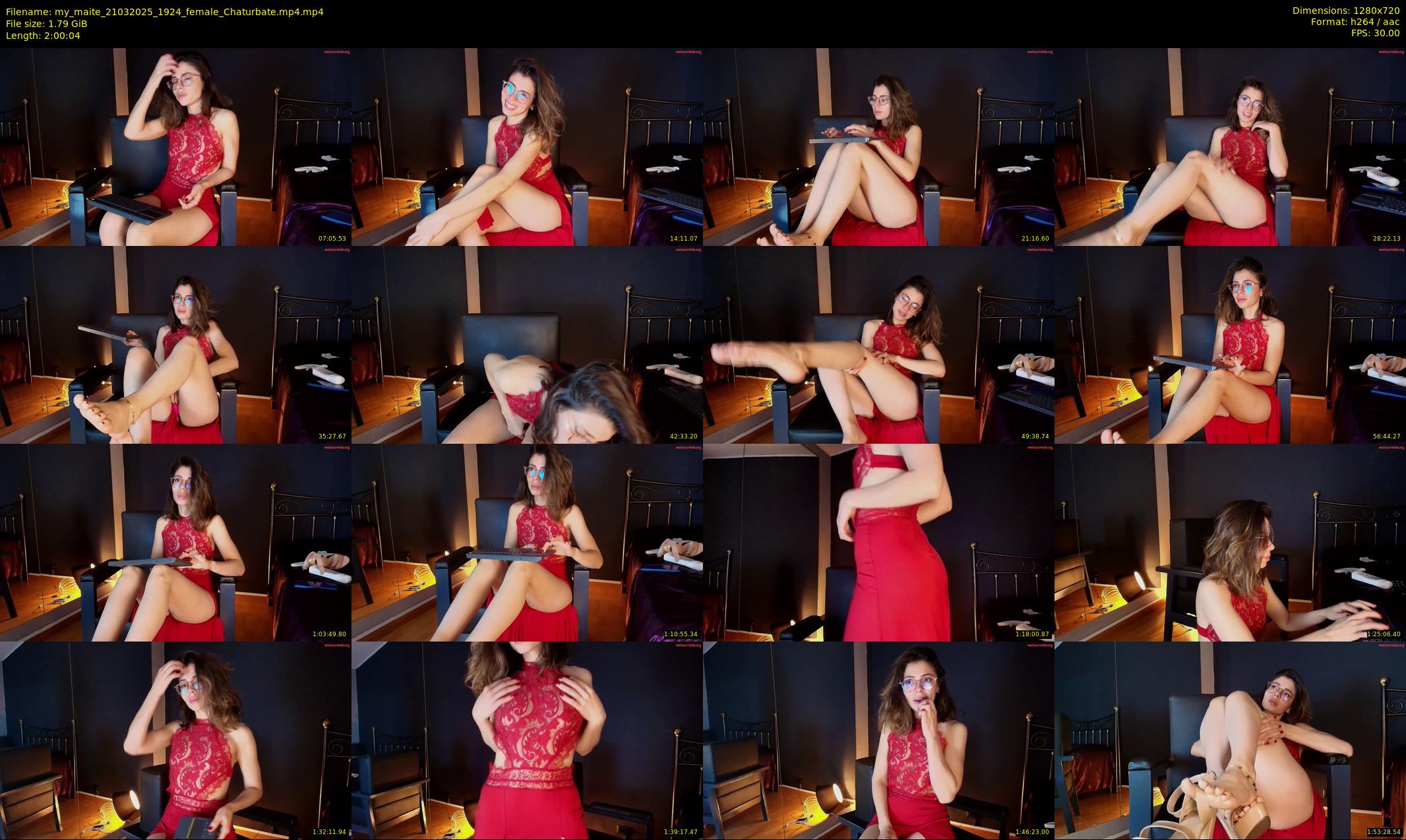 my_maite — 121 minute Chaturbate female cam show recording, 720p, Mar 21, 2025
