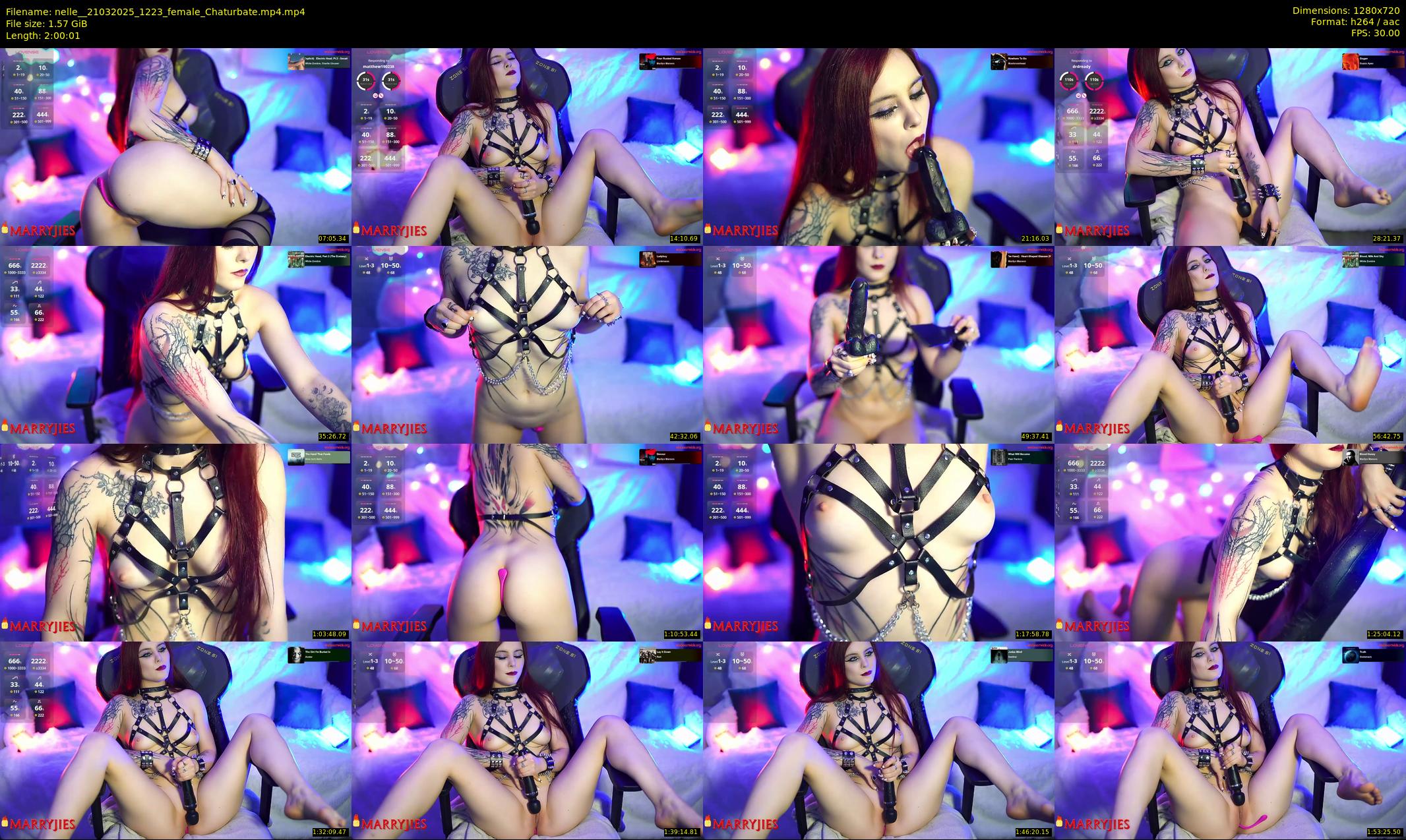 nelle_ — 121 minute Chaturbate female cam show recording, 720p, Mar 21, 2025