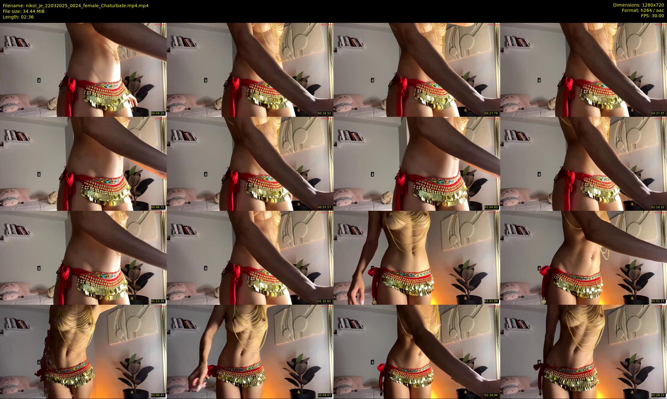 nikol_je — 3 minute Chaturbate female cam show recording, 720p, Mar 22, 2025