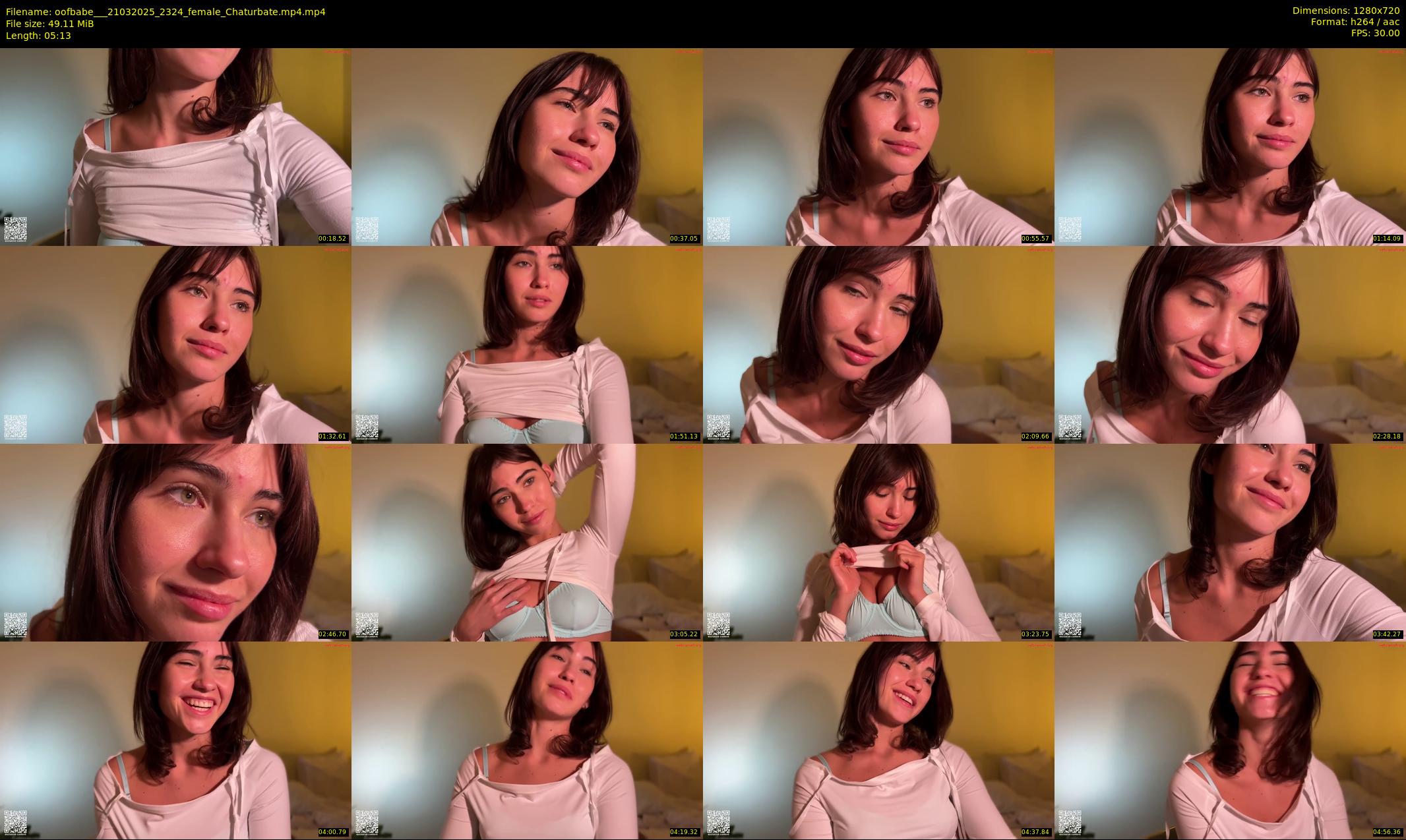 oofbabe__ — 6 minute Chaturbate female cam show recording, 720p, Mar 21, 2025