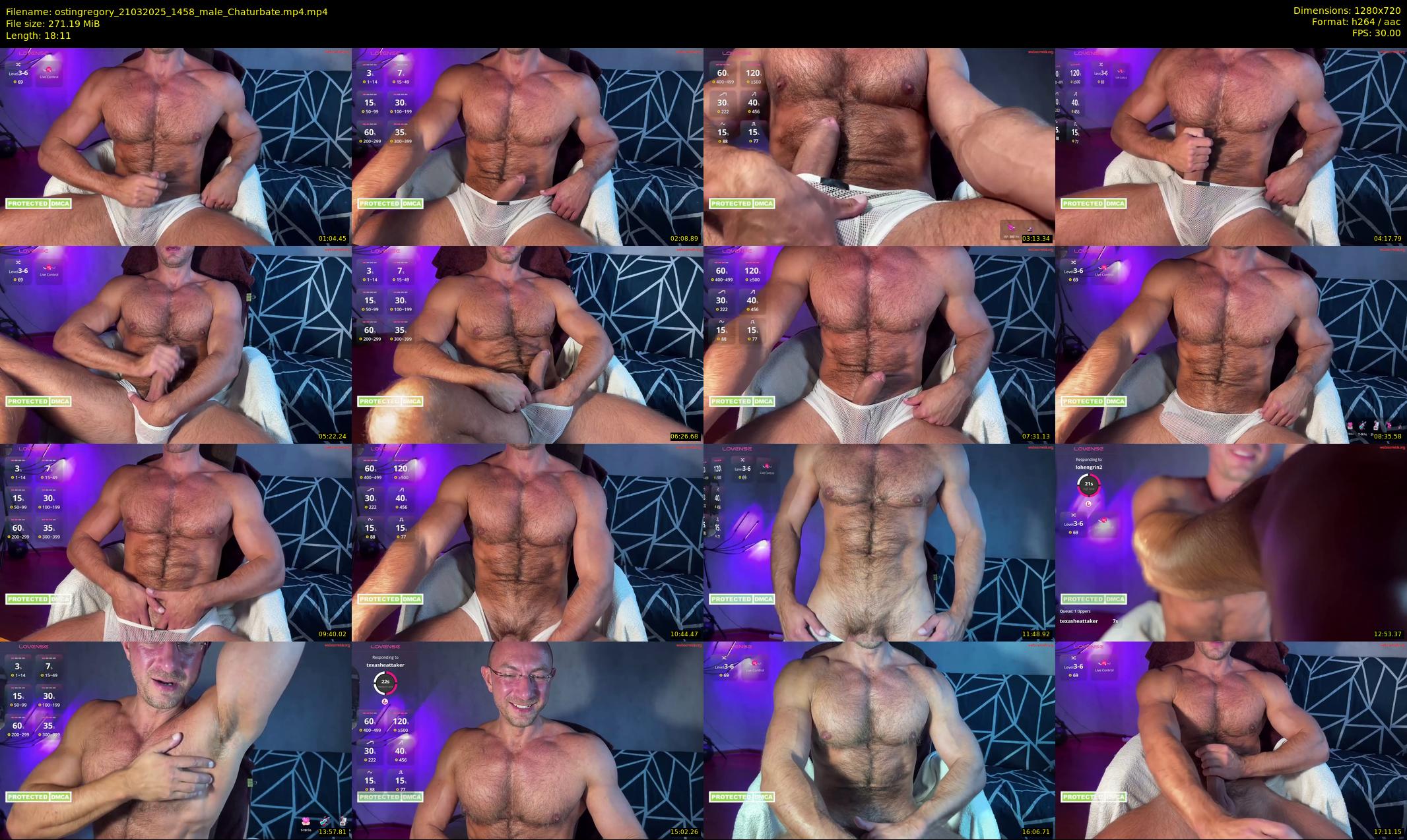ostingregory — 19 minute Chaturbate male cam show recording, 720p, Mar 21, 2025