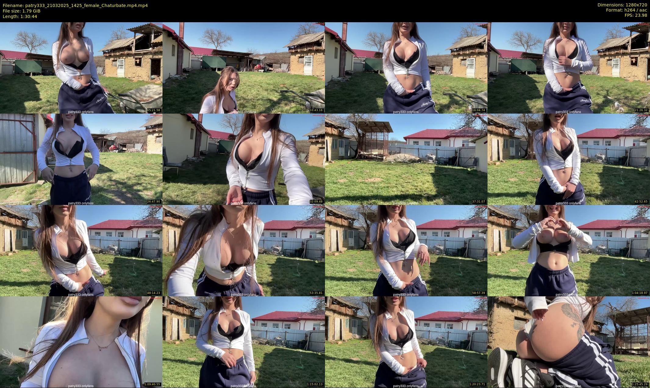 patry333 — 91 minute Chaturbate female cam show recording, 720p, Mar 21, 2025