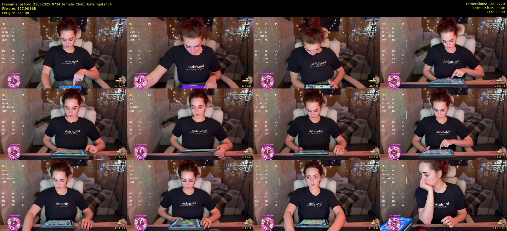 ps4pro — 94 minute Chaturbate female cam show recording, 720p, Mar 21, 2025