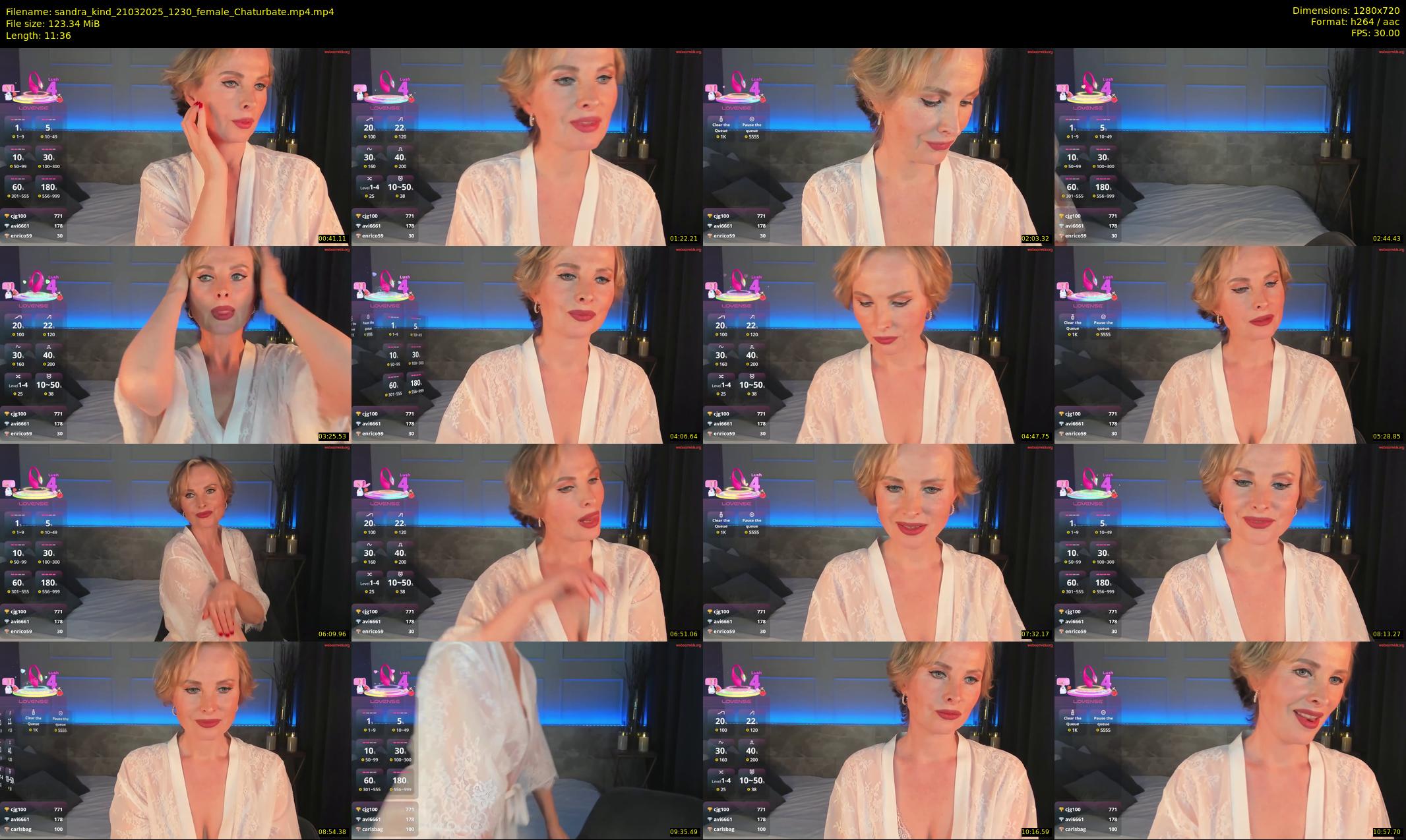 sandra_kind — 12 minute Chaturbate female cam show recording, 720p, Mar 21, 2025