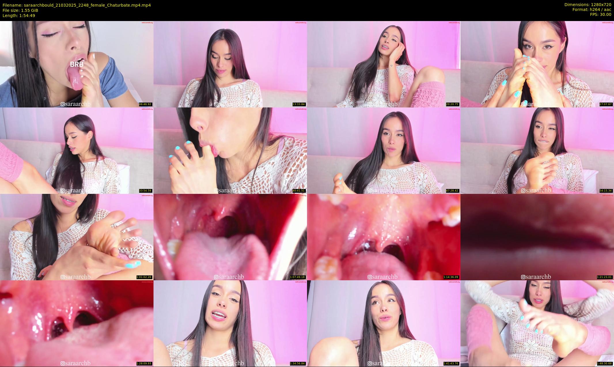 saraarchbould — 115 minute Chaturbate female cam show recording, 720p, Mar 21, 2025
