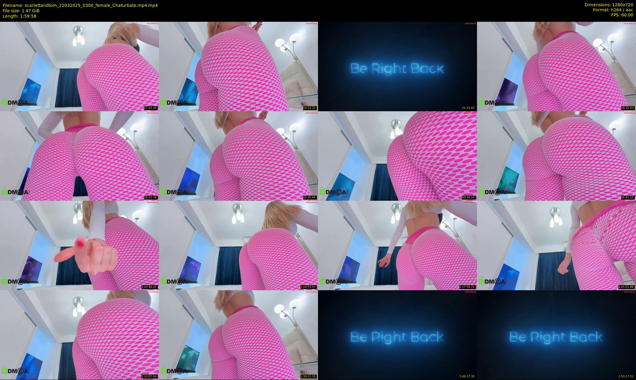 scarlettandtom — 120 minute Chaturbate couple cam show recording, 720p, Mar 22, 2025