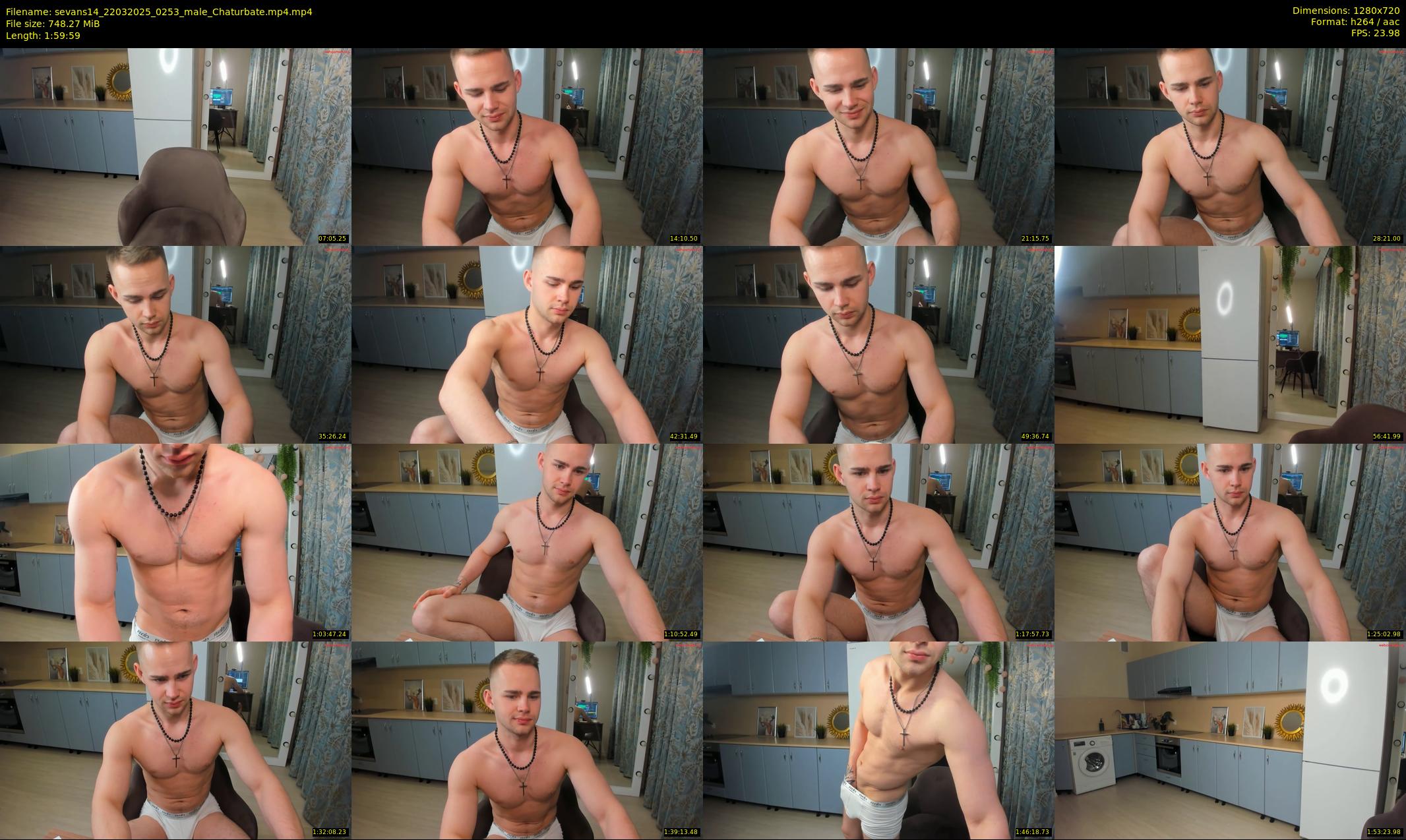 sevans14 — 120 minute Chaturbate male cam show recording, 720p, Mar 22, 2025