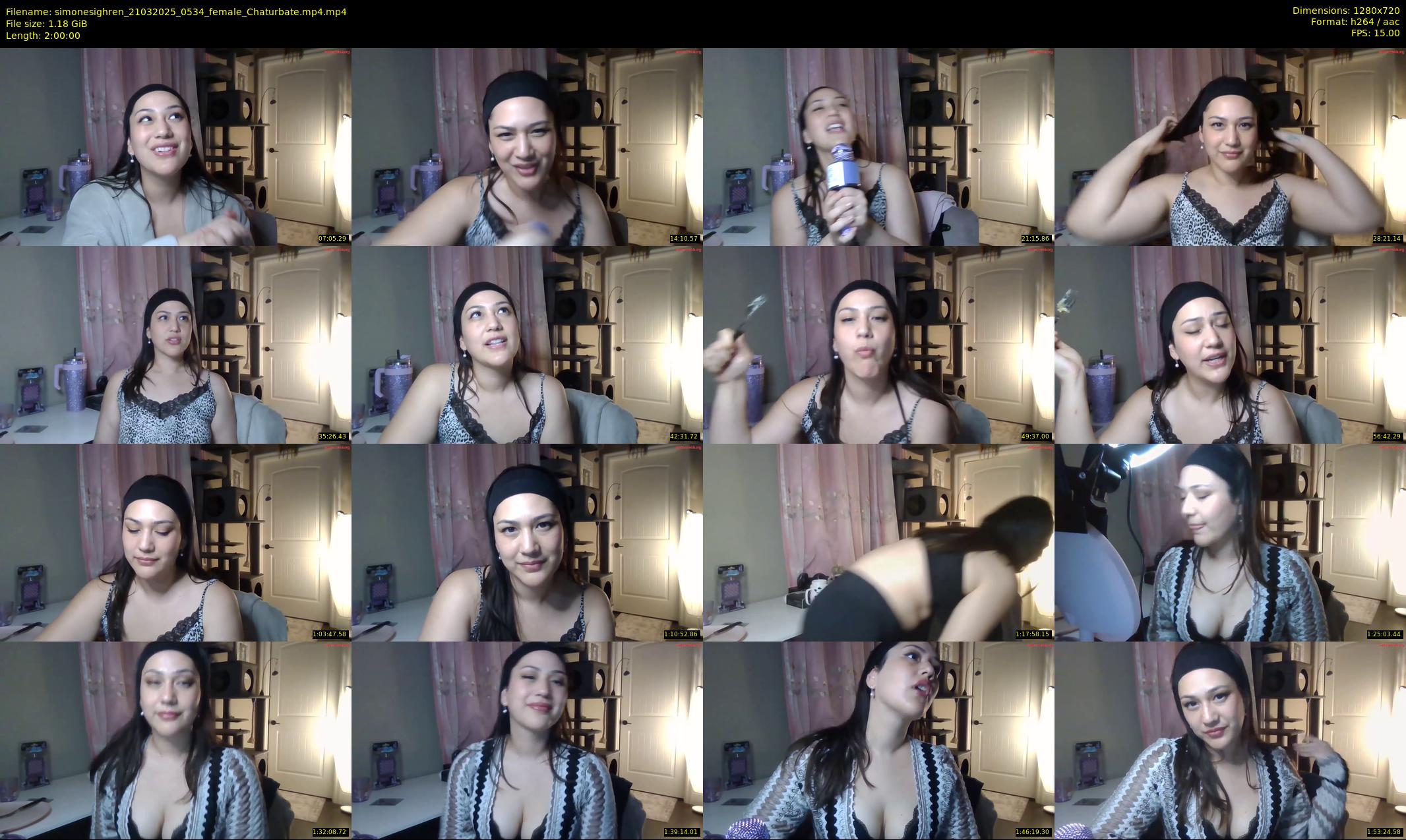 simonesighren — 120 minute Chaturbate female cam show recording, 720p, Mar 21, 2025