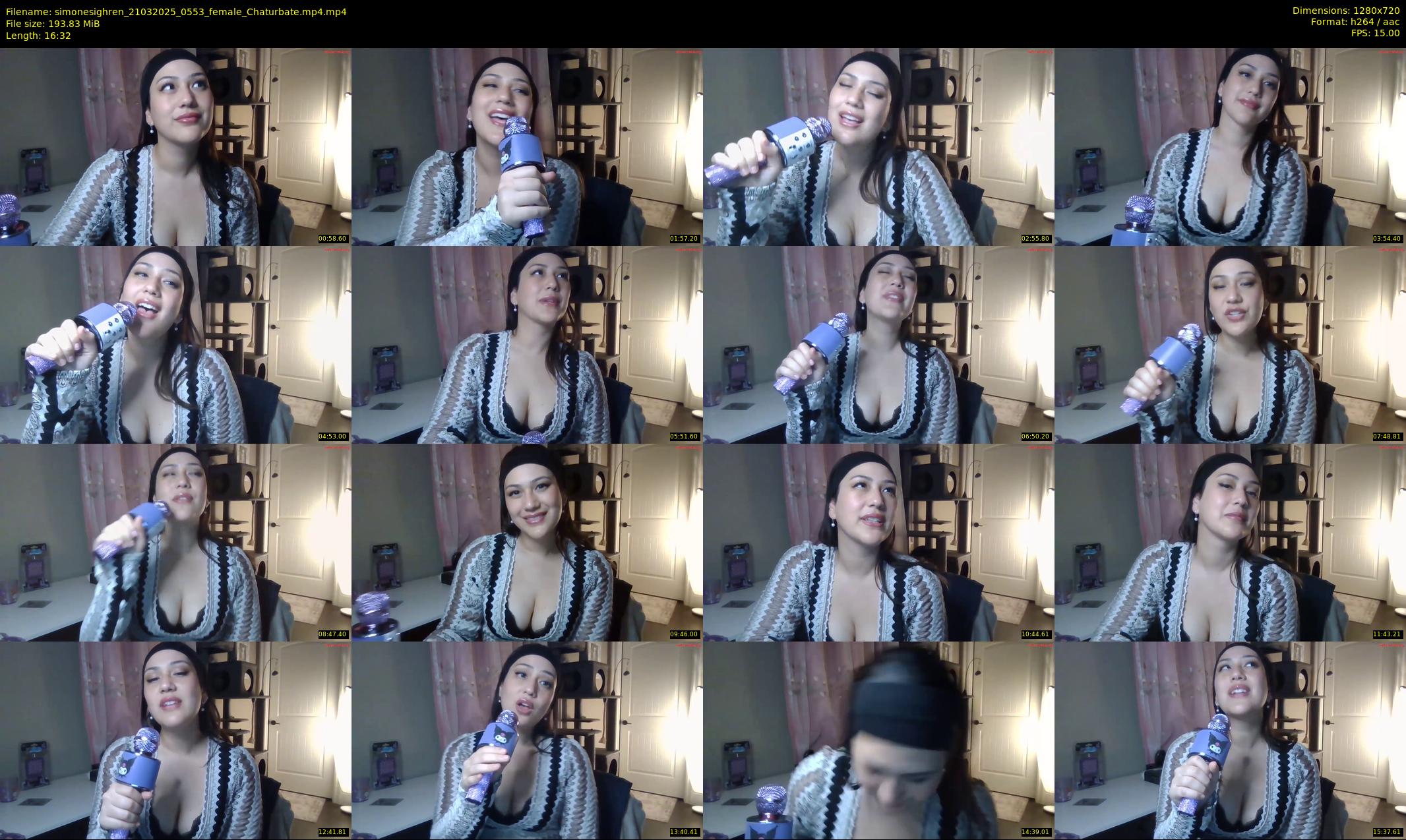simonesighren — 17 minute Chaturbate female cam show recording, 720p, Mar 21, 2025