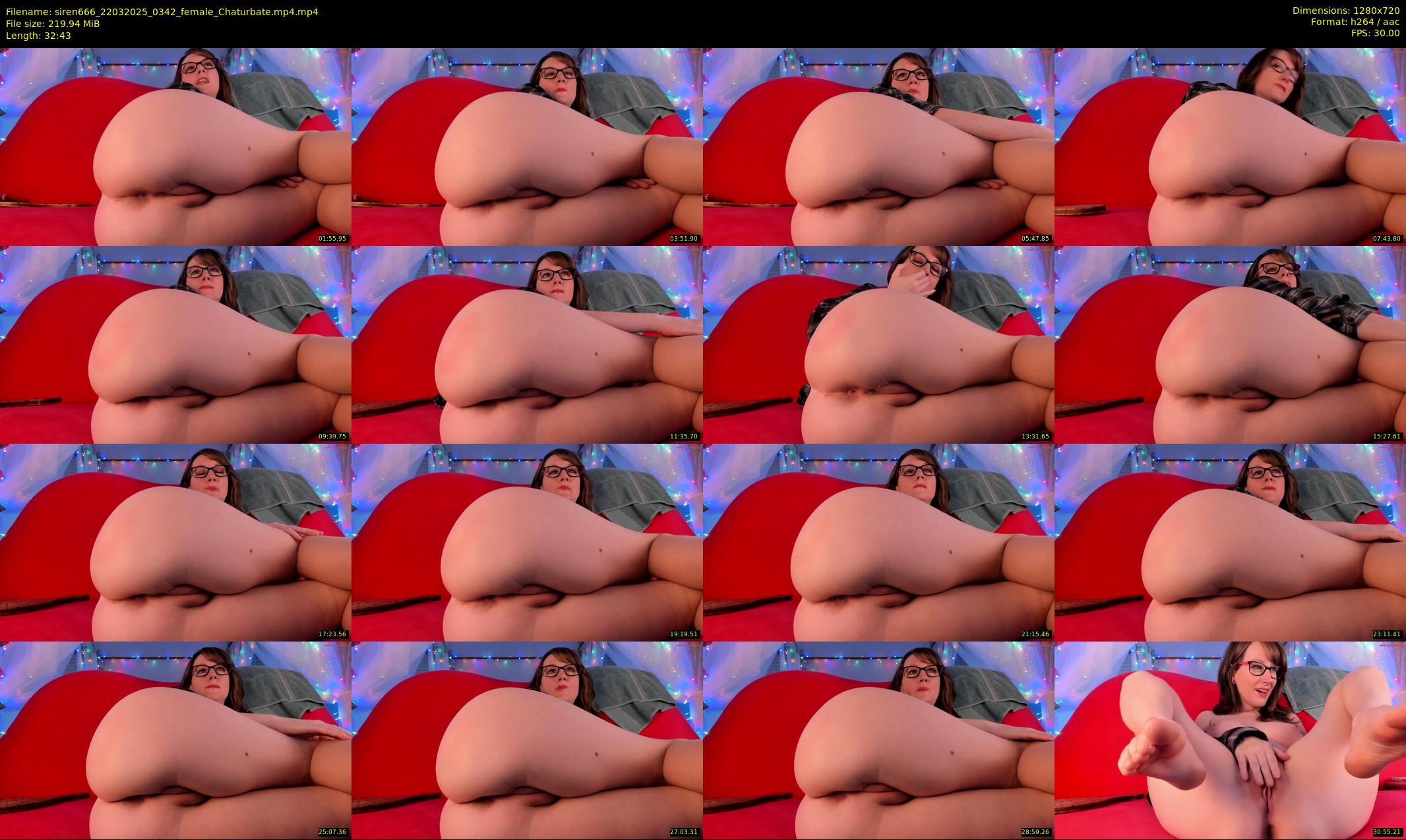 siren666 — 33 minute Chaturbate female cam show recording, 720p, Mar 22, 2025