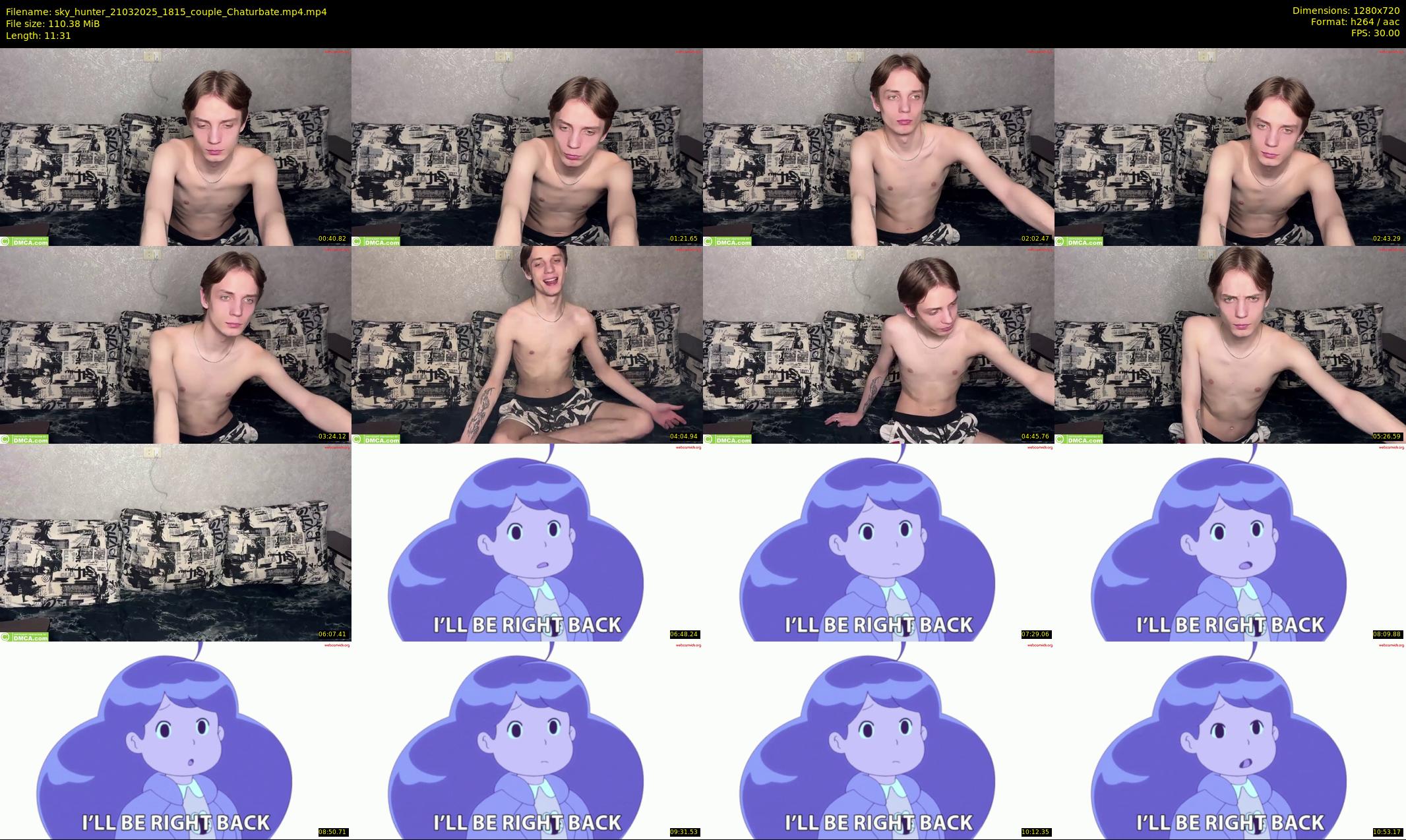 sky_hunter — 12 minute Chaturbate couple cam show recording, 720p, Mar 21, 2025