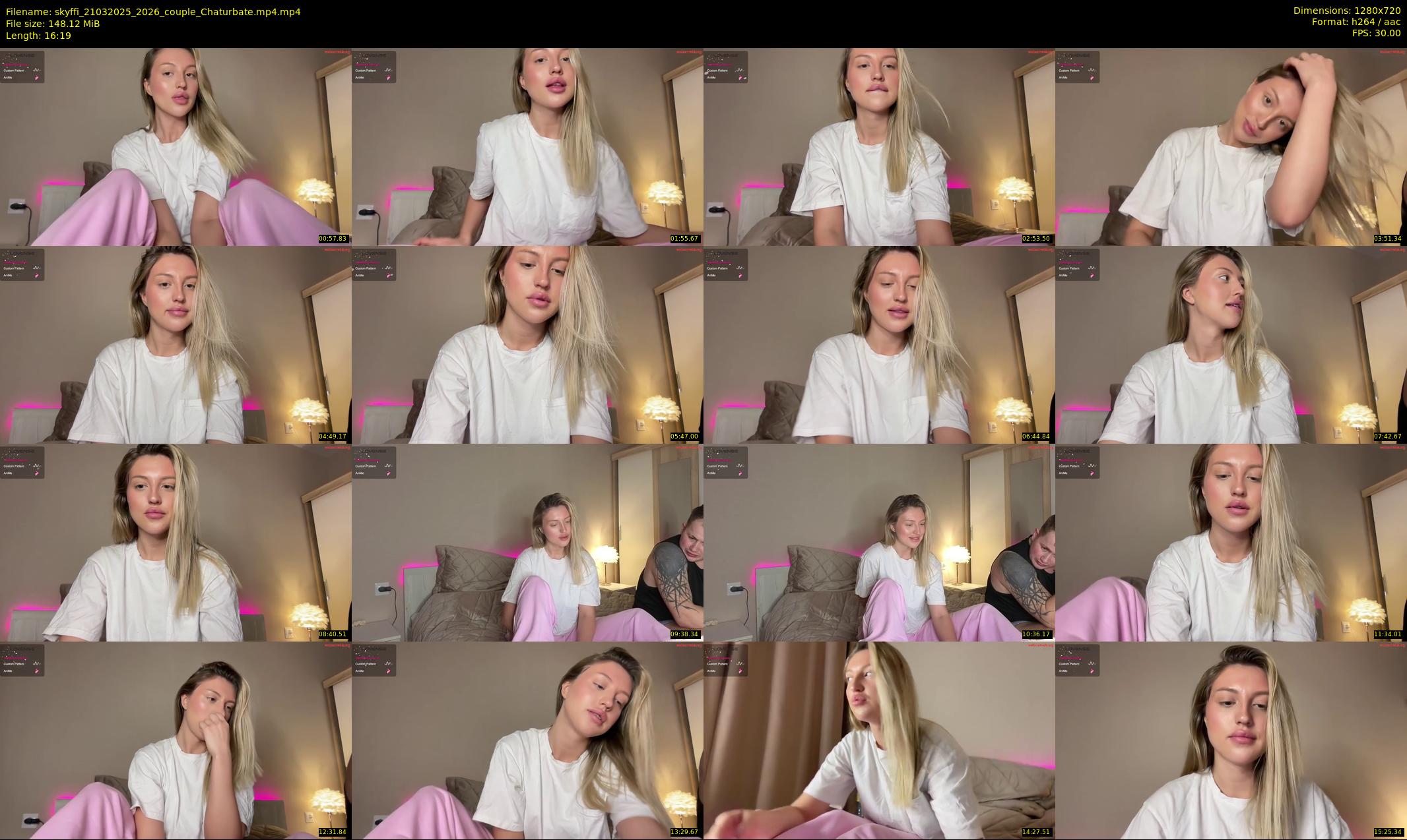 skyffi — 17 minute Chaturbate couple cam show recording, 720p, Mar 21, 2025