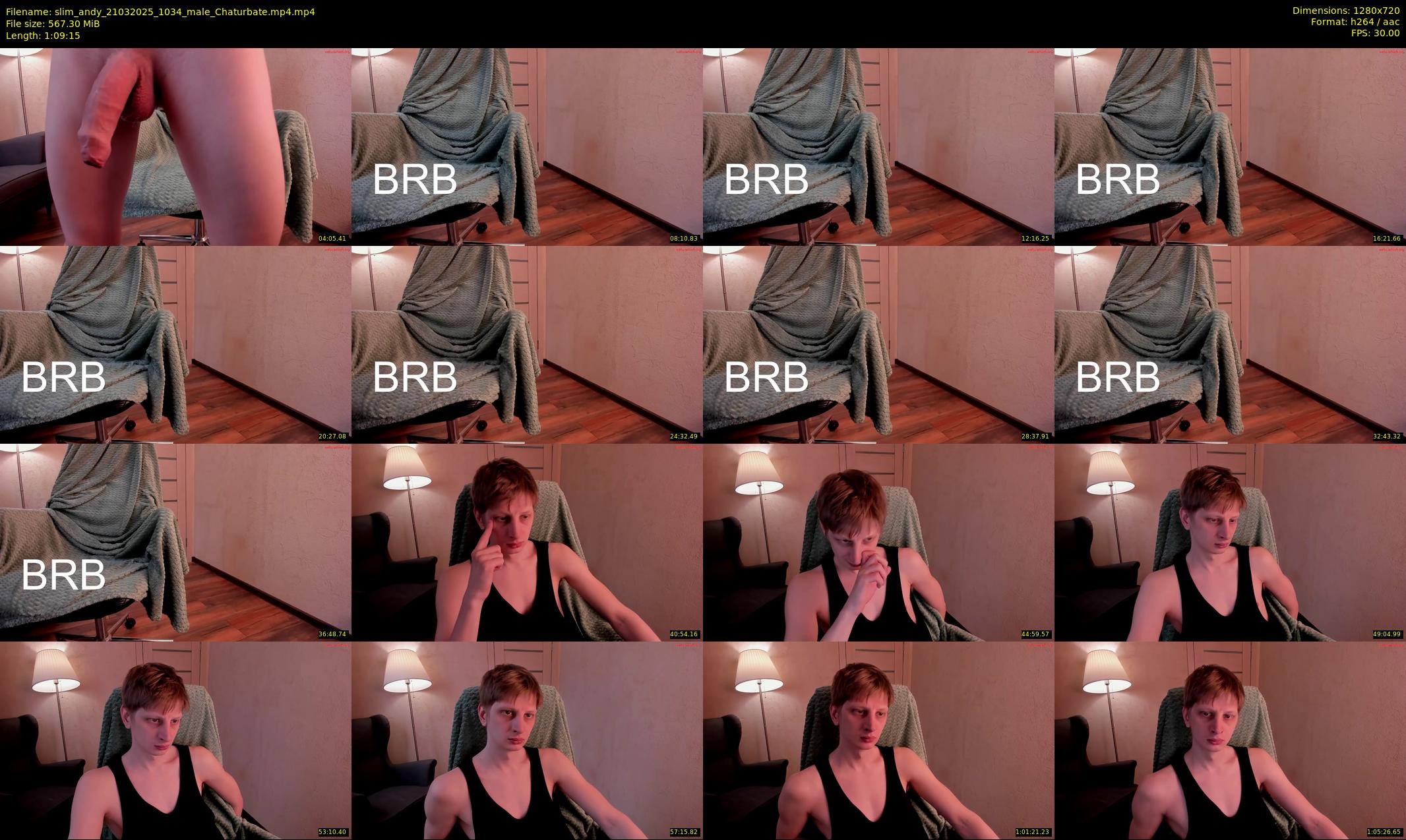 slim_andy — 70 minute Chaturbate male cam show recording, 720p, Mar 21, 2025