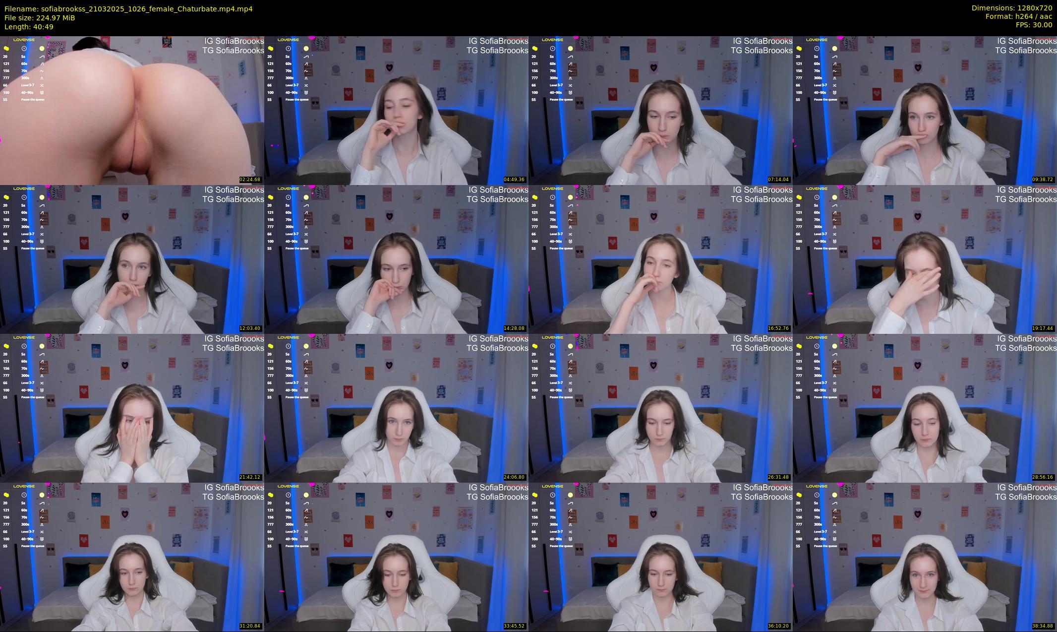 sofiabrookss — 41 minute Chaturbate female cam show recording, 720p, Mar 21, 2025