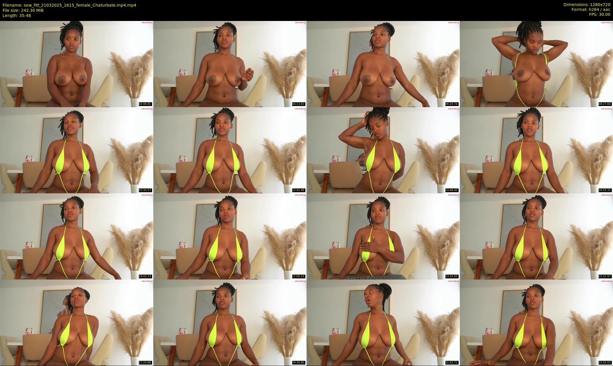 sow_fitt — 36 minute Chaturbate female cam show recording, 720p, Mar 21, 2025