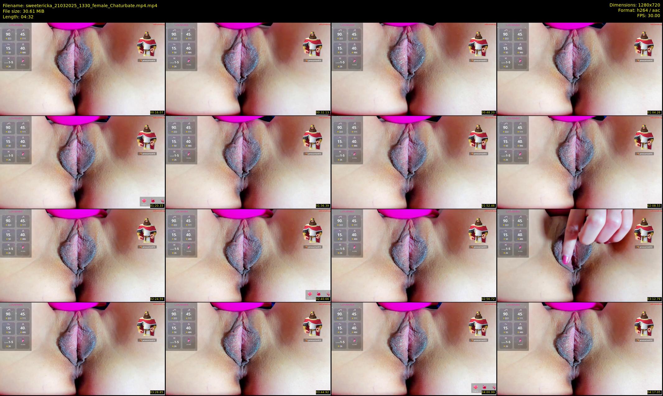 sweetericka — 5 minute Chaturbate couple cam show recording, 720p, Mar 21, 2025