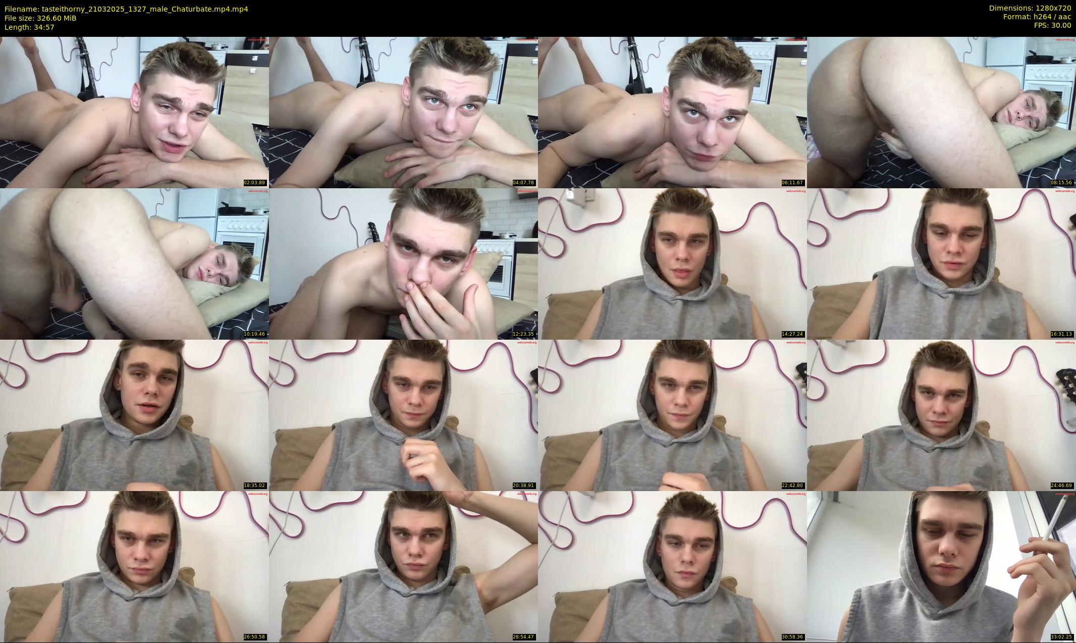 tasteithorny — 35 minute Chaturbate male cam show recording, 720p, Mar 21, 2025
