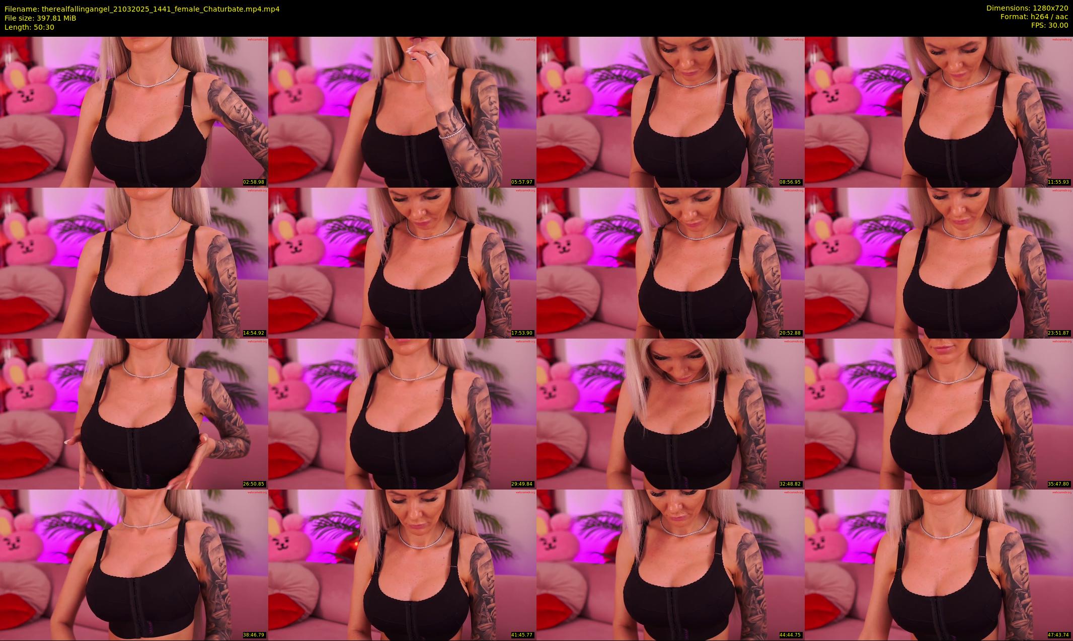 therealfallingangel — 51 minute Chaturbate female cam show recording, 720p, Mar 21, 2025