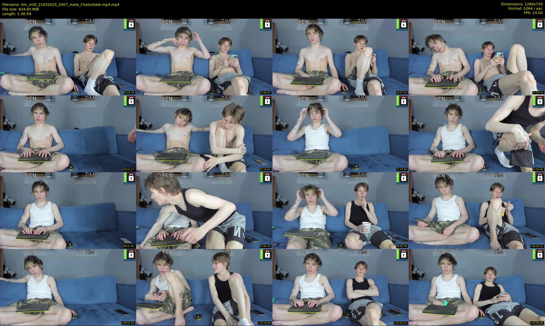 tim_milll — 91 minute Chaturbate male cam show recording, 720p, Mar 21, 2025