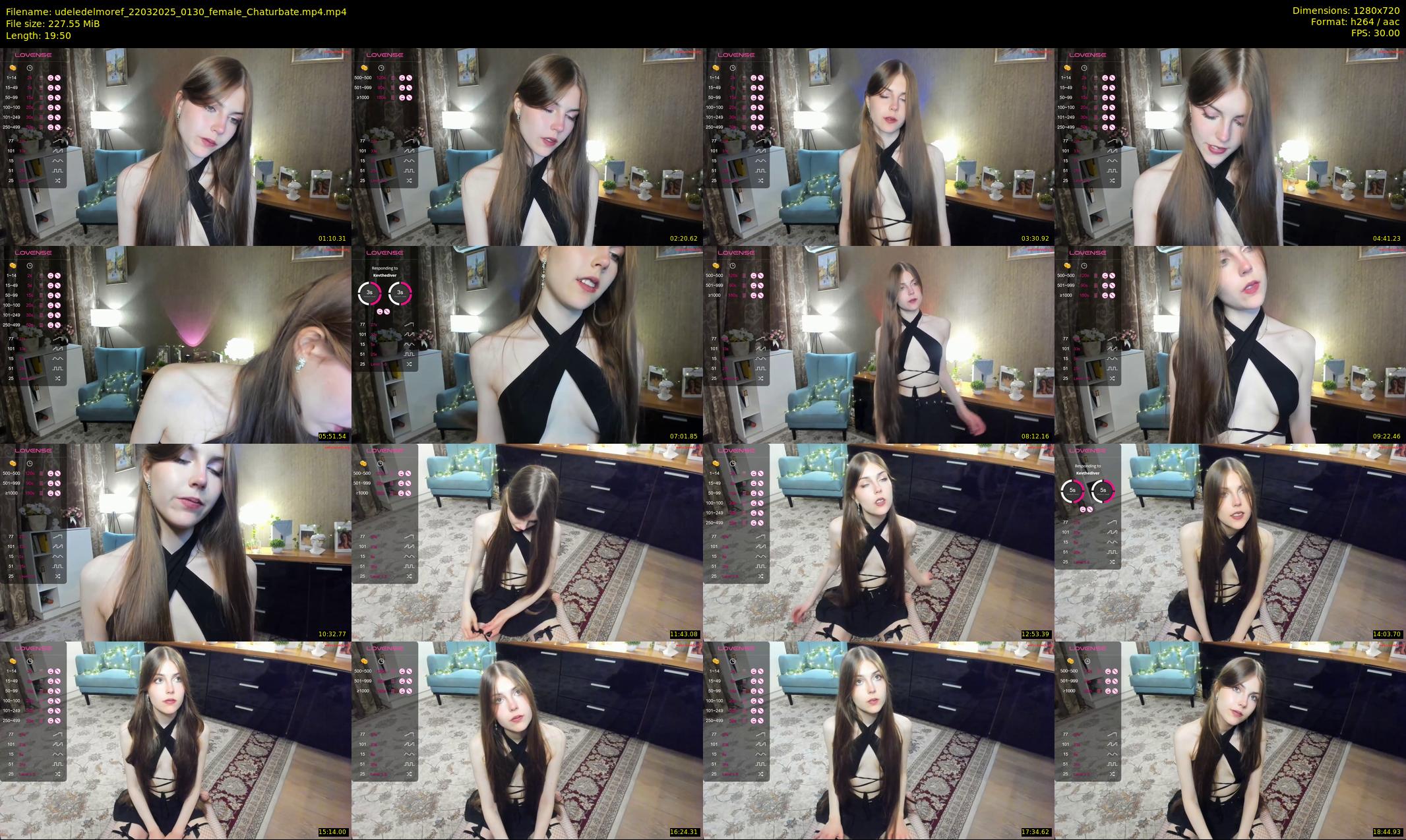 udeledelmoref — 20 minute Chaturbate female cam show recording, 720p, Mar 22, 2025
