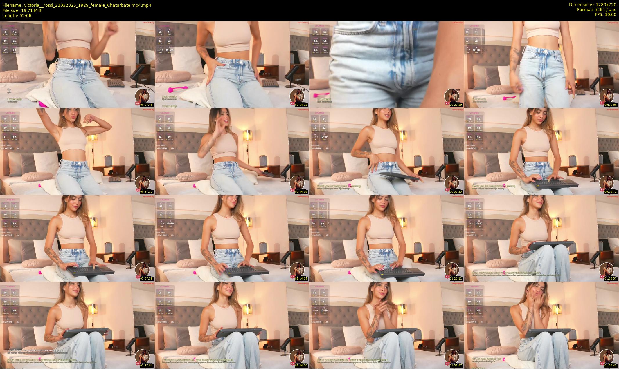 victoria__rossi — 3 minute Chaturbate female cam show recording, 720p, Mar 21, 2025