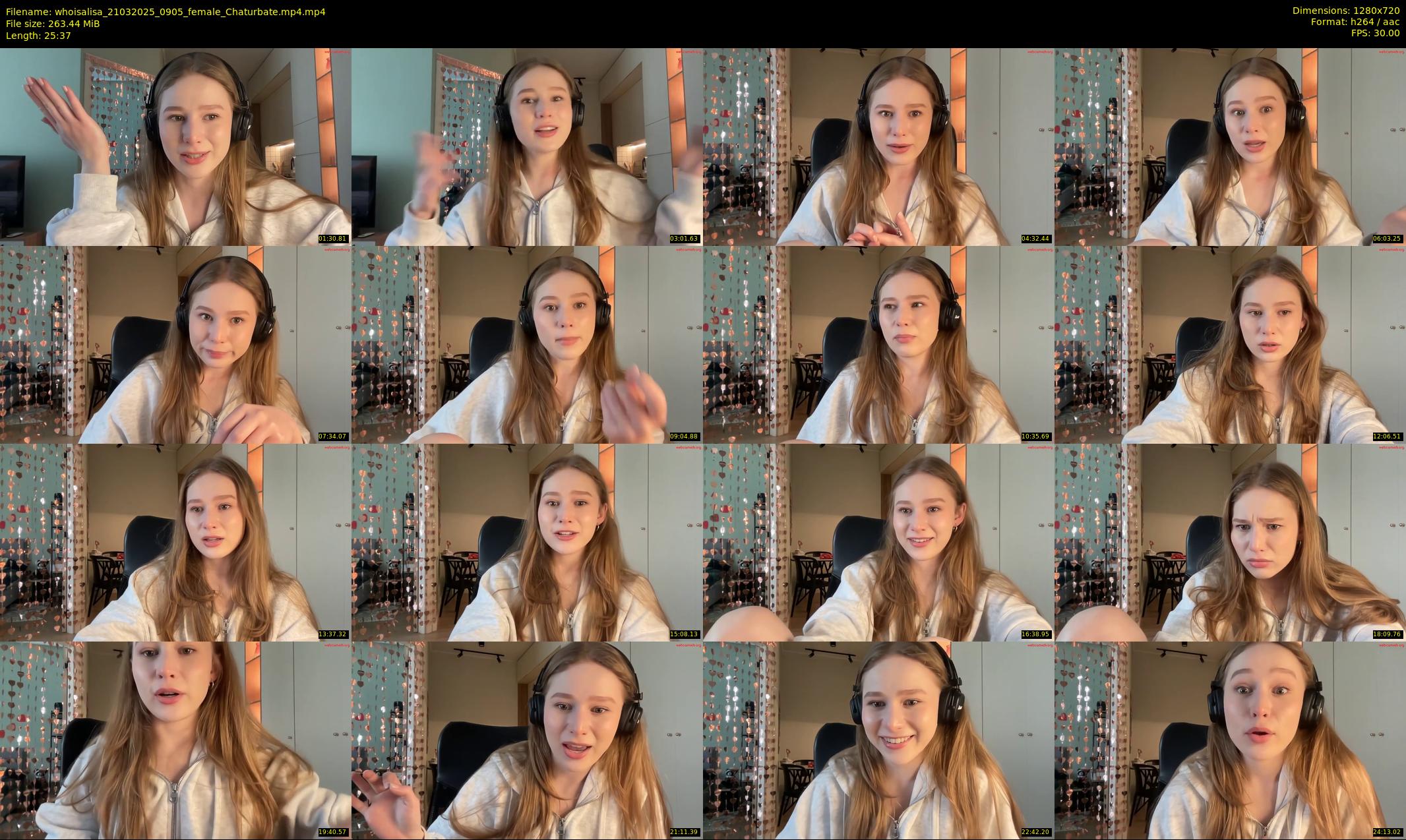 whoisalisa — 26 minute Chaturbate female cam show recording, 720p, Mar 21, 2025