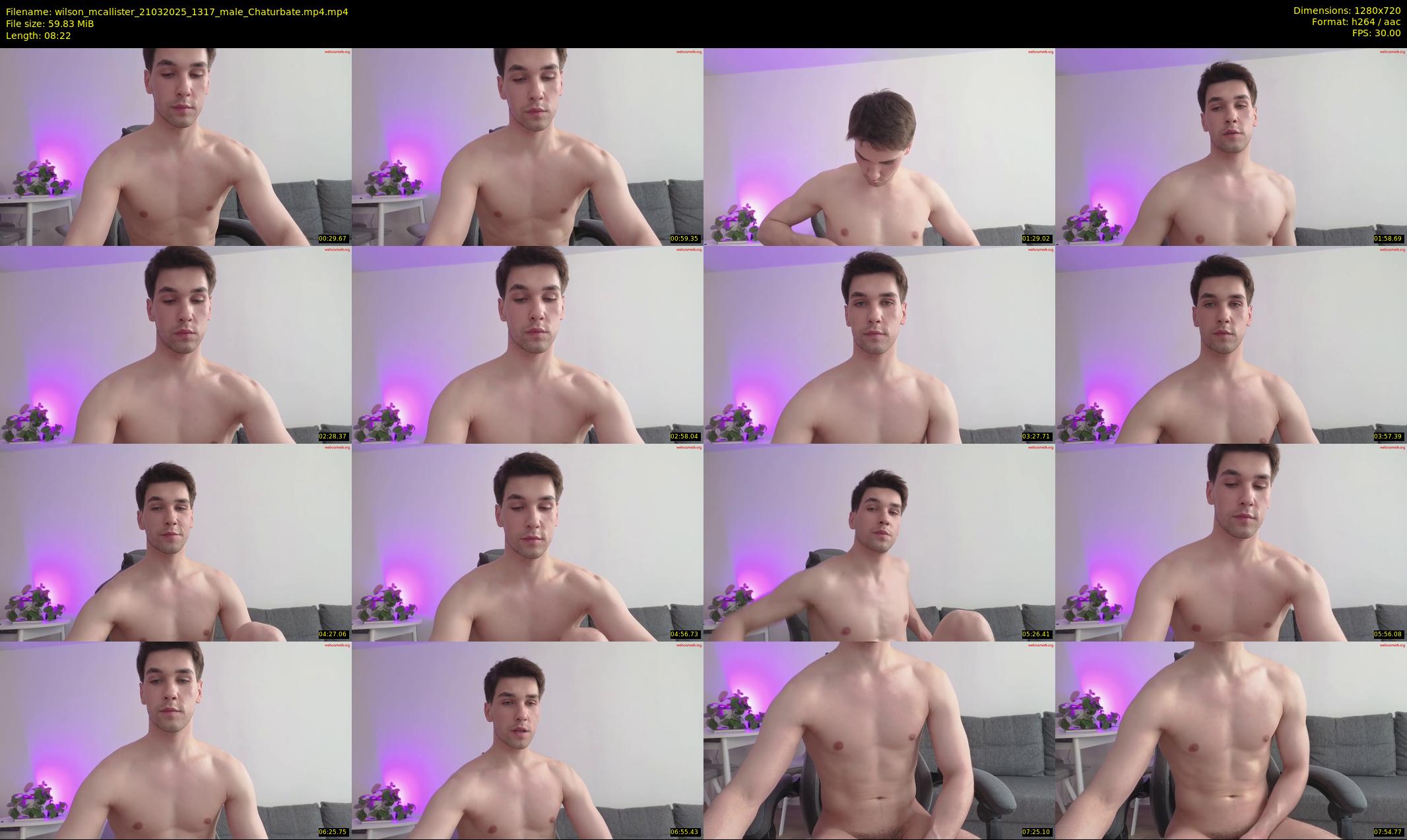wilson_mcallister — 9 minute Chaturbate male cam show recording, 720p, Mar 21, 2025