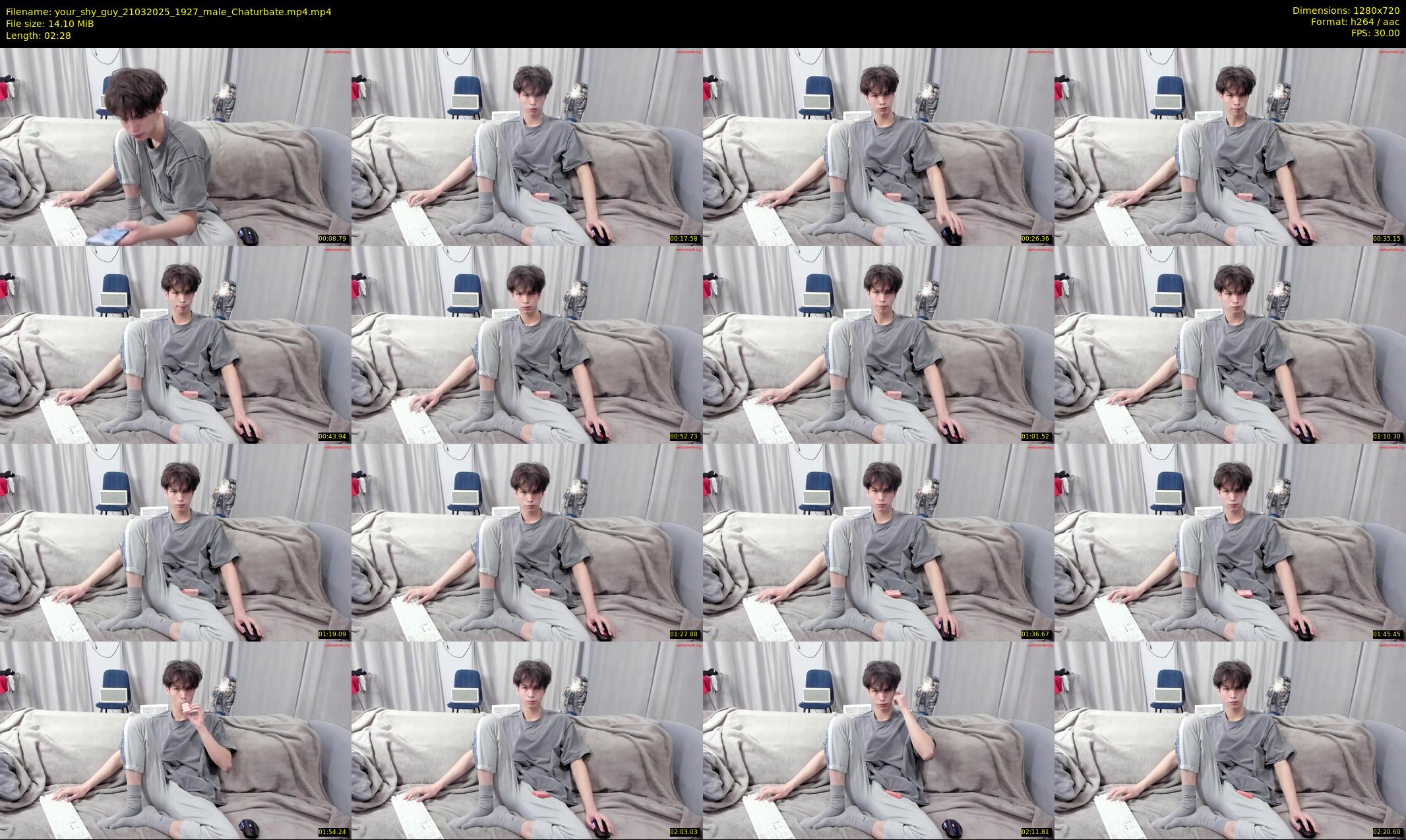 your_shy_guy — 3 minute Chaturbate male cam show recording, 720p, Mar 21, 2025