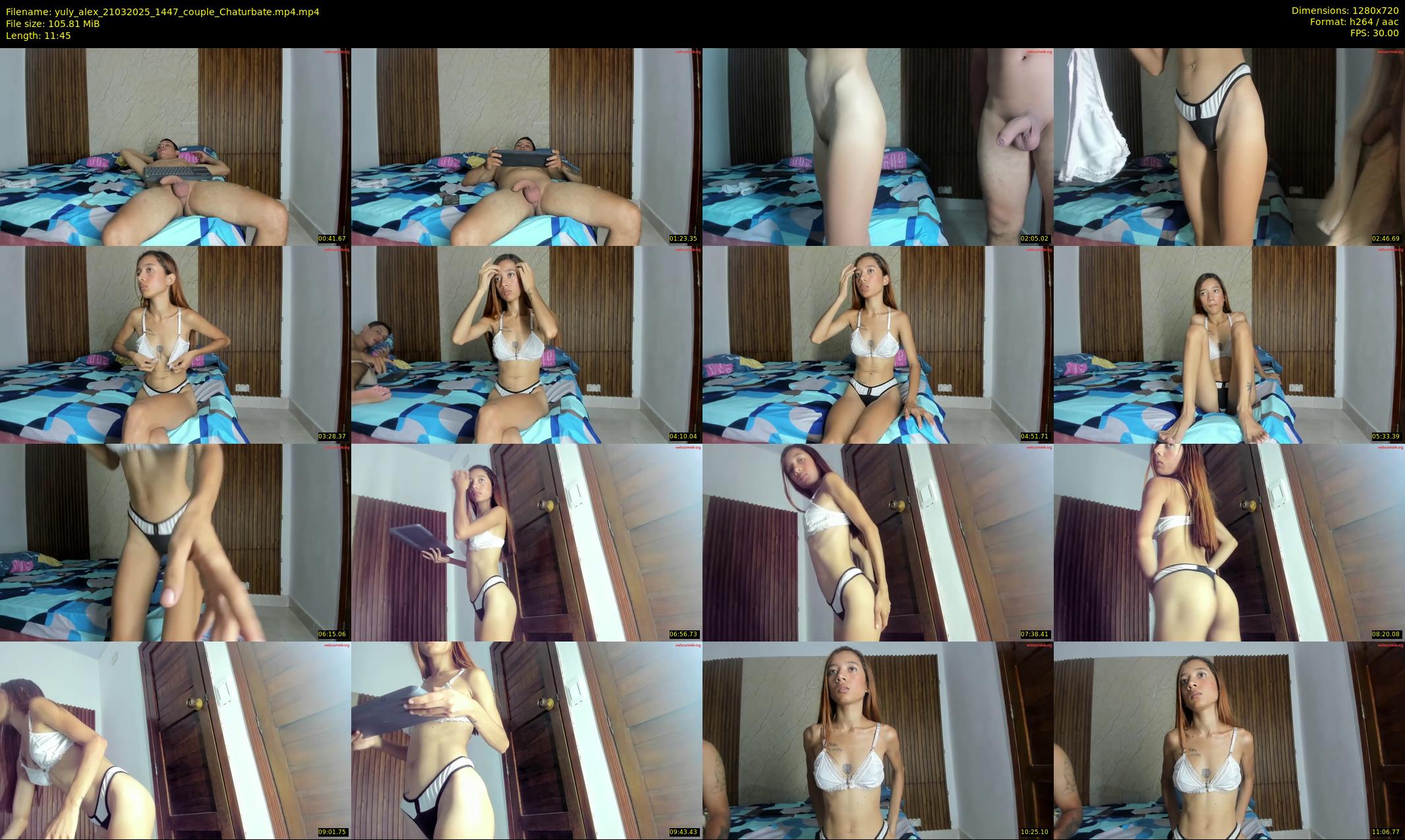 yuly_alex — 12 minute Chaturbate couple cam show recording, 720p, Mar 21, 2025