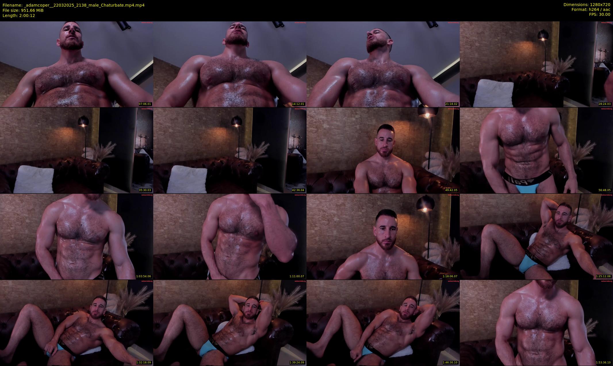 _adamcoper_ — 121 minute Chaturbate male cam show recording, 720p, Mar 22, 2025