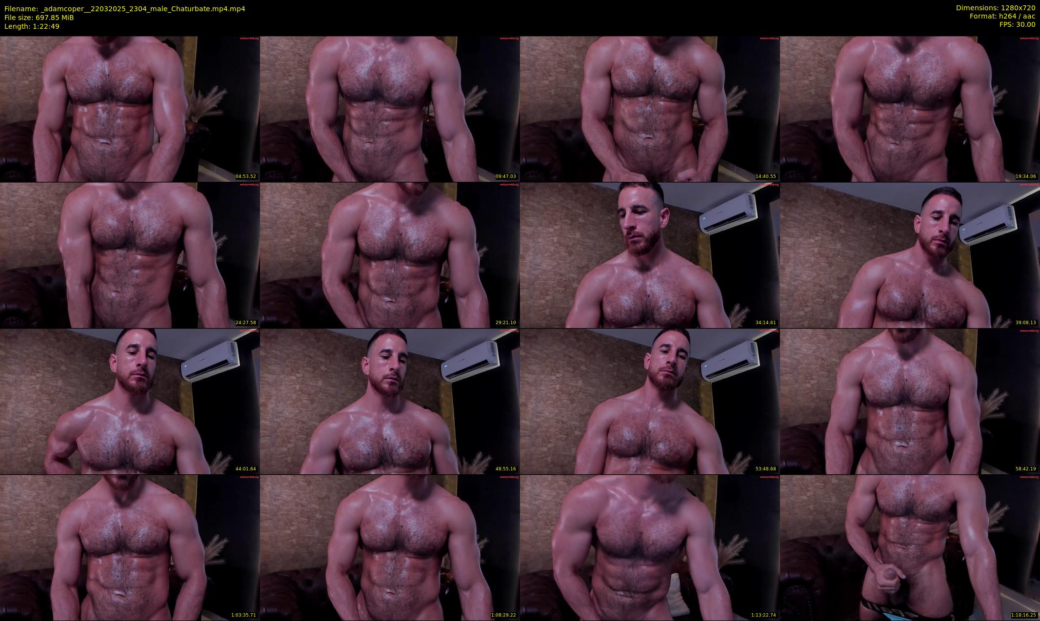 _adamcoper_ — 83 minute Chaturbate male cam show recording, 720p, Mar 22, 2025