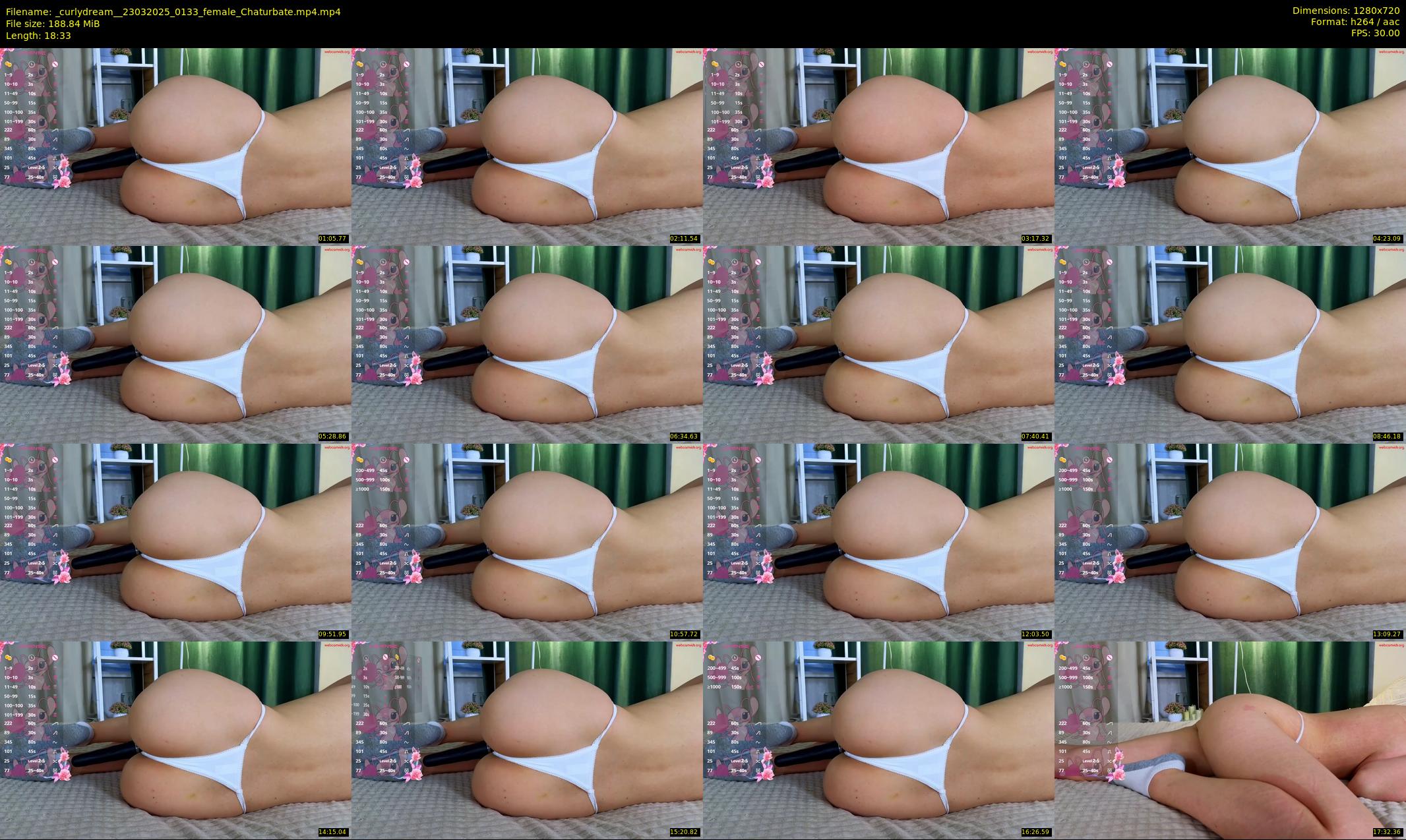 _curlydream_ — 19 minute Chaturbate female cam show recording, 720p, Mar 23, 2025
