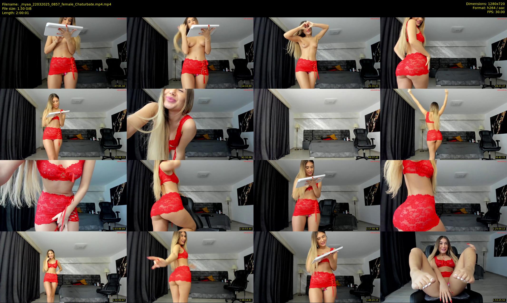 _myaa — 121 minute Chaturbate female cam show recording, 720p, Mar 22, 2025