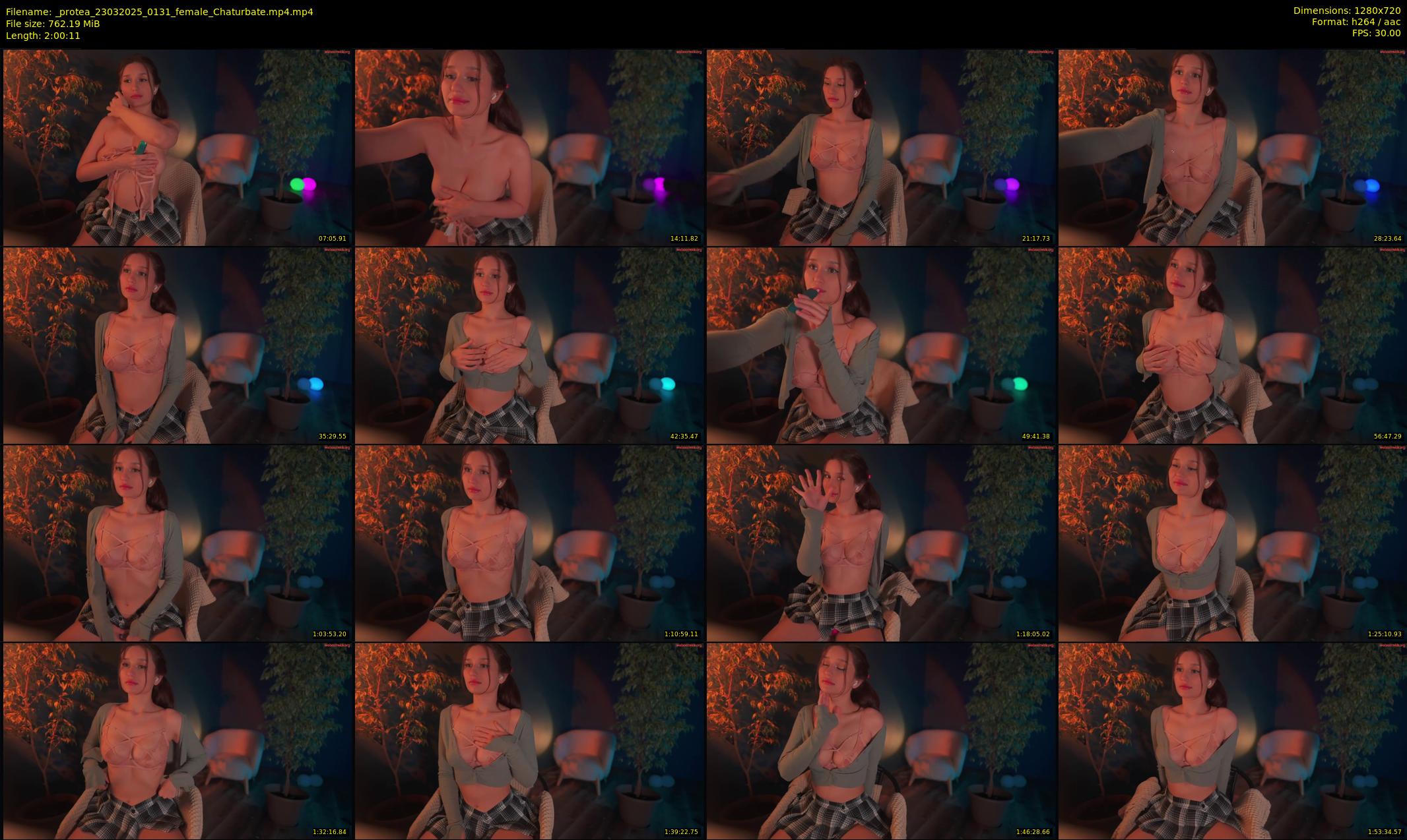 _protea — 121 minute Chaturbate female cam show recording, 720p, Mar 23, 2025