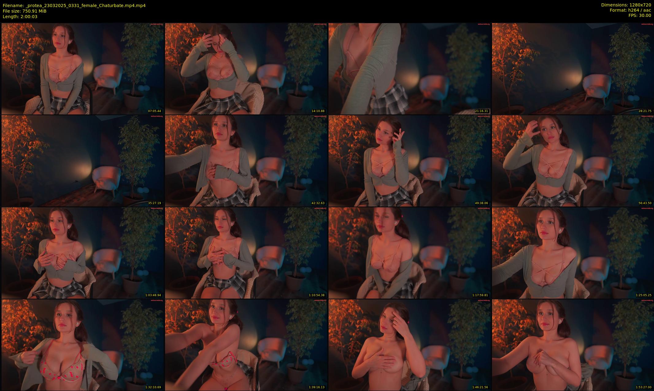 _protea — 121 minute Chaturbate female cam show recording, 720p, Mar 23, 2025