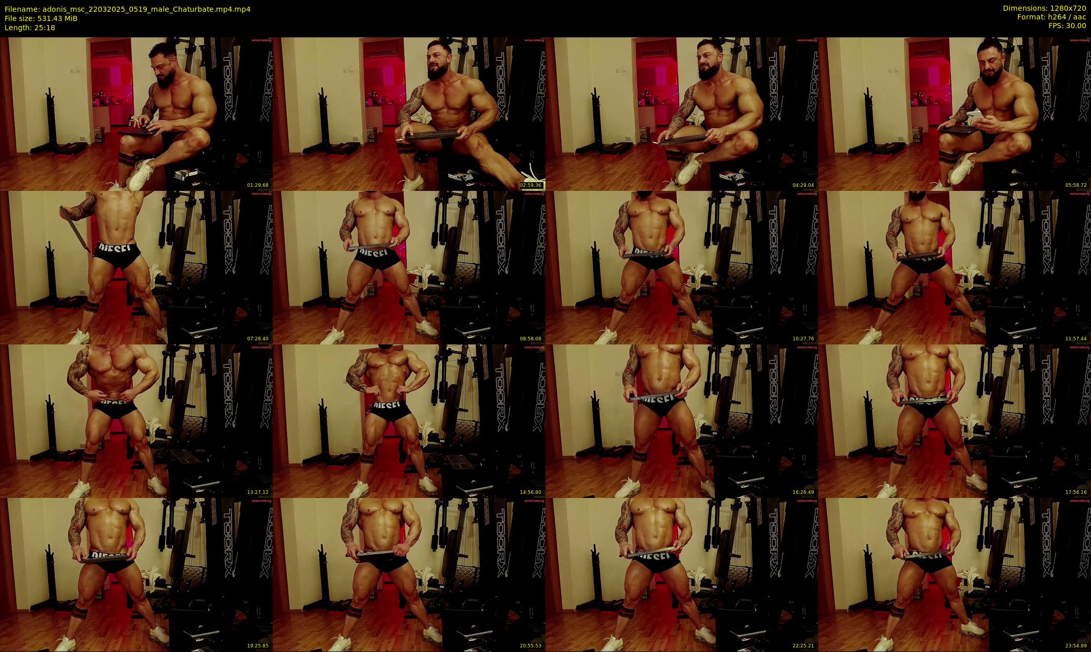 adonis_msc — 26 minute Chaturbate male cam show recording, 720p, Mar 22, 2025