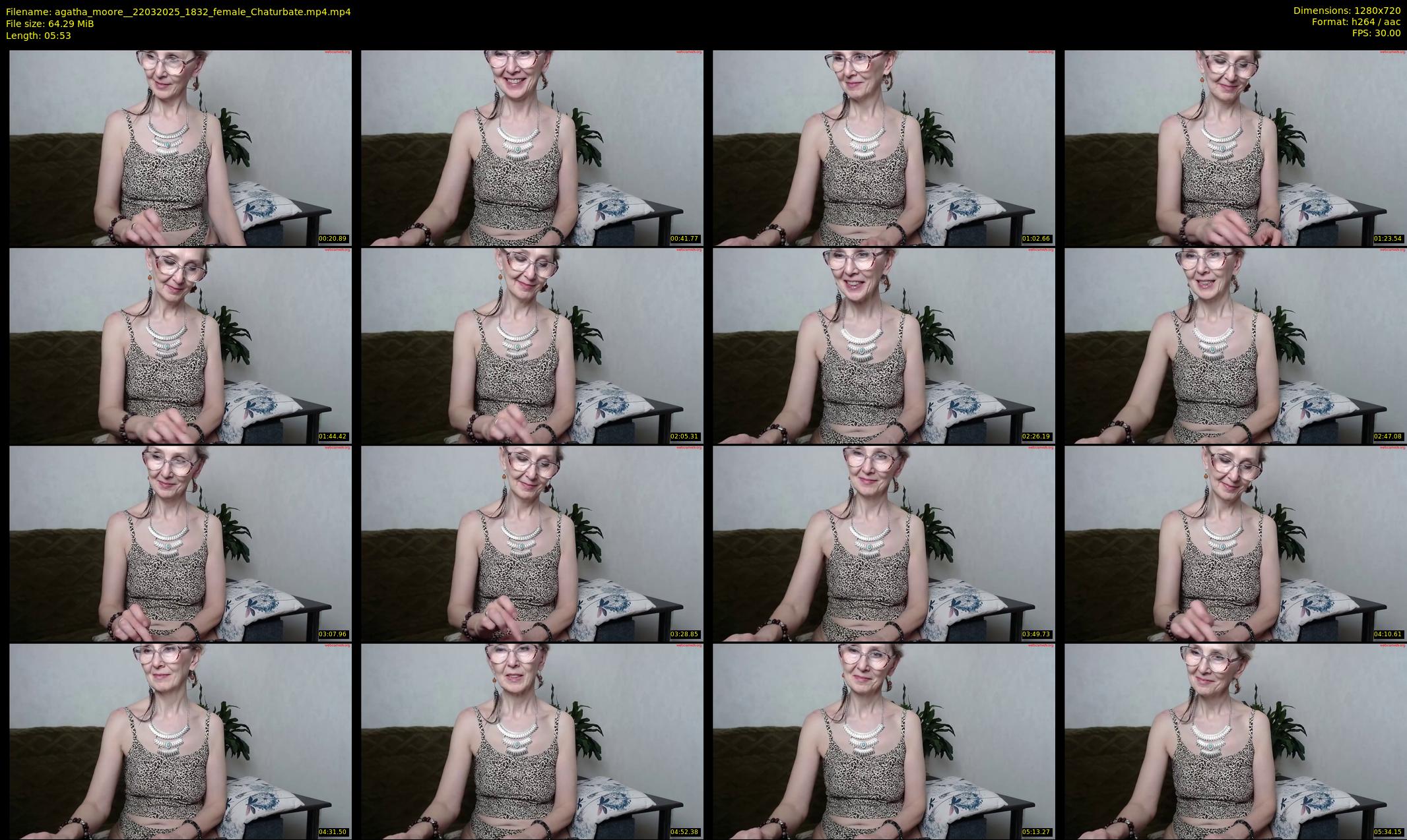 agatha_moore_ — 6 minute Chaturbate female cam show recording, 720p, Mar 22, 2025