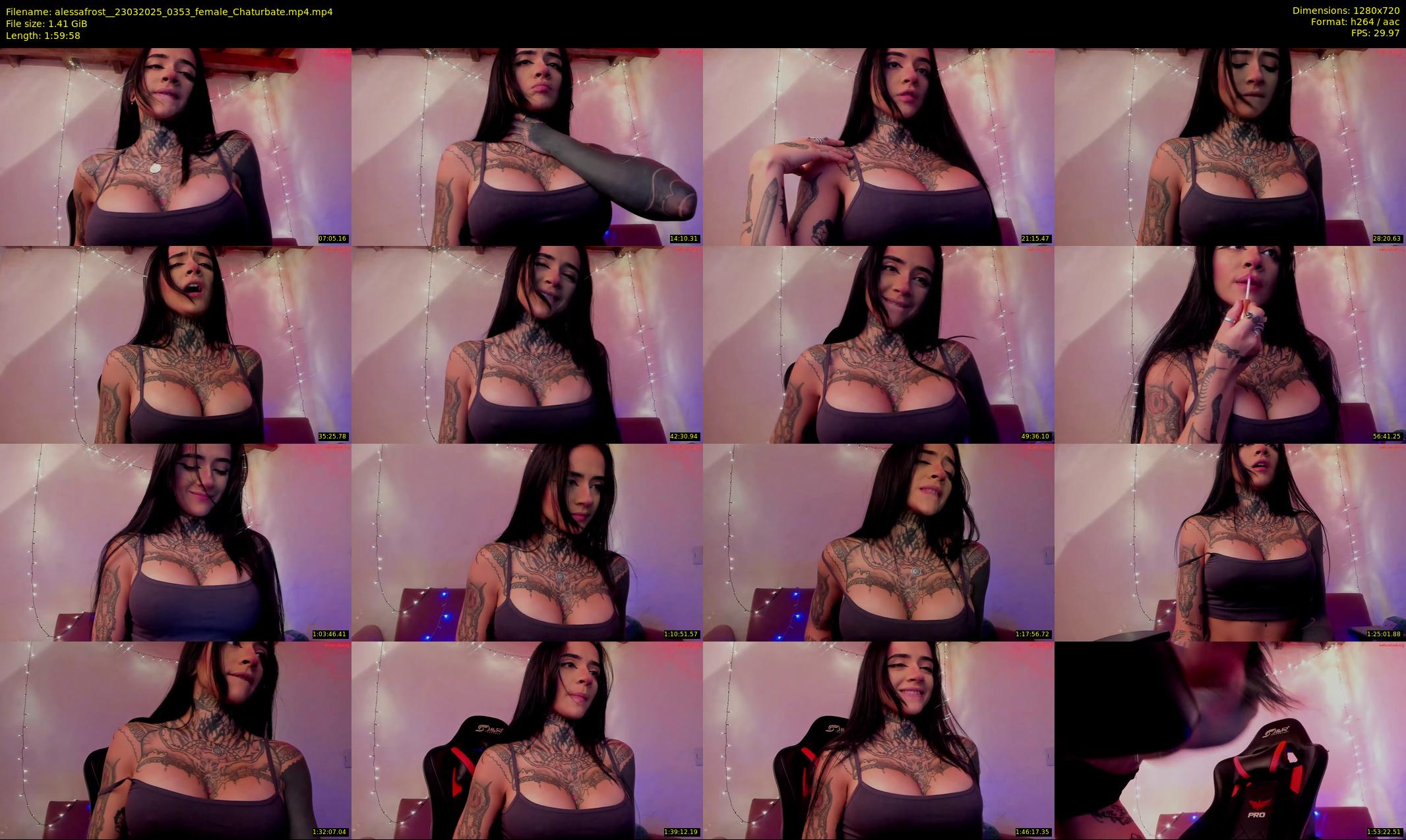 alessafrost_ — 120 minute Chaturbate female cam show recording, 720p, Mar 23, 2025