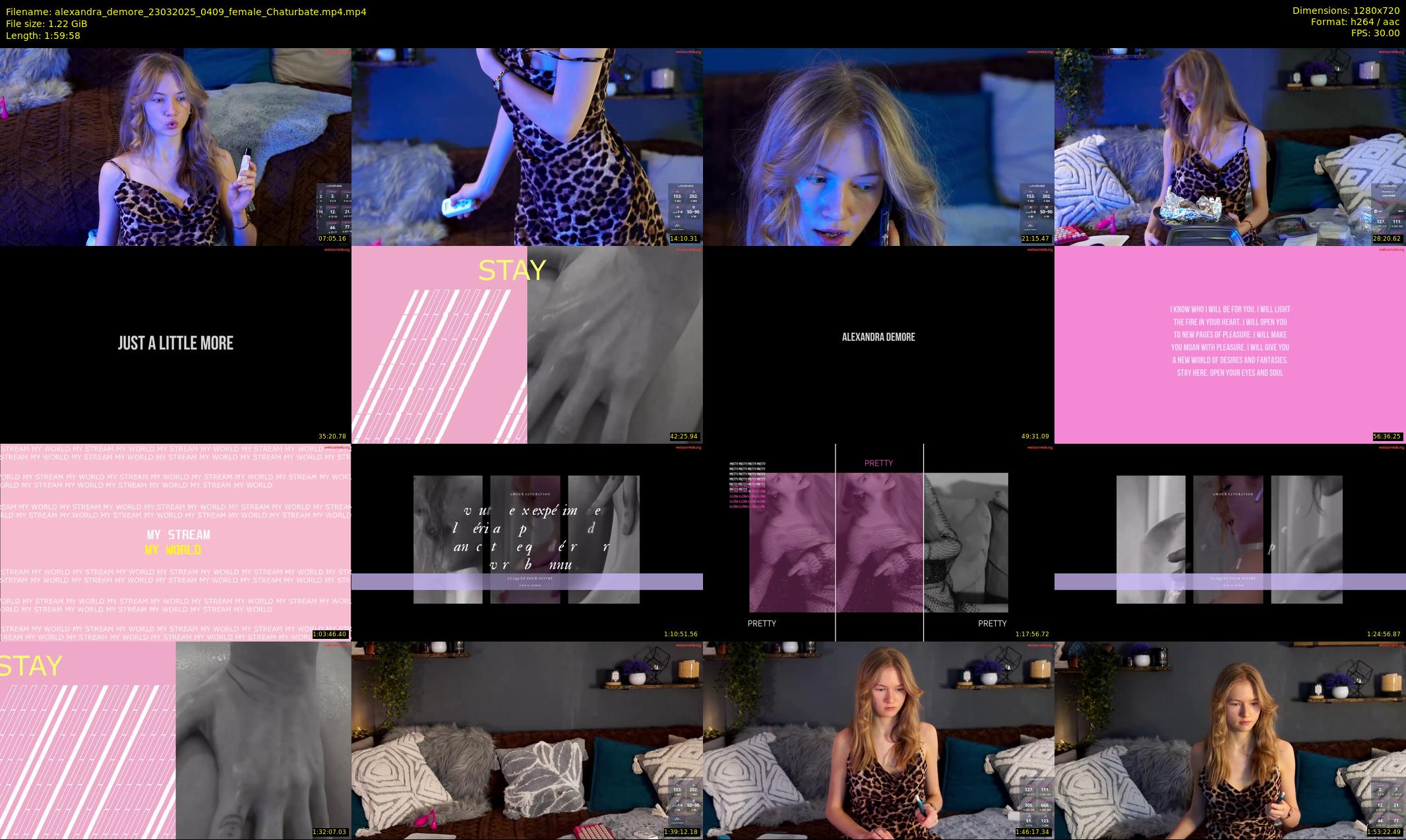 alexandra_demore — 120 minute Chaturbate female cam show recording, 720p, Mar 23, 2025